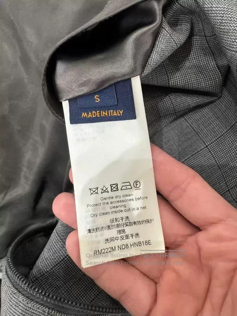 Louis Vuitton Louis Vuitton Grey and white checkerboard panel zip jacket Size US S / EU 44-46 / 1 - 4 Thumbnail