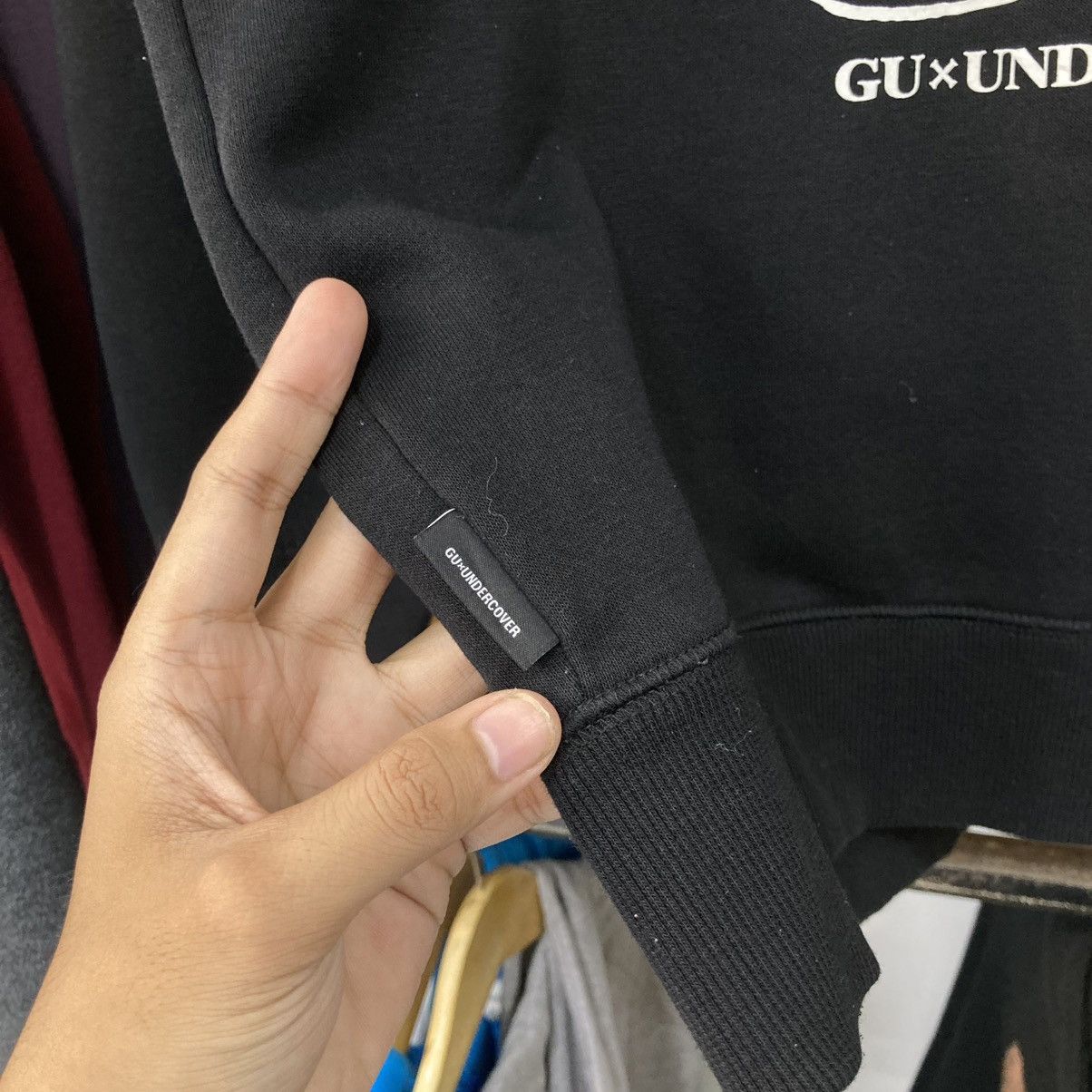 GU × Undercover GU x Undercover Graphic Big Logo Pullover Hoodie Black Size US L / EU 52-54 / 3 - 4 Thumbnail