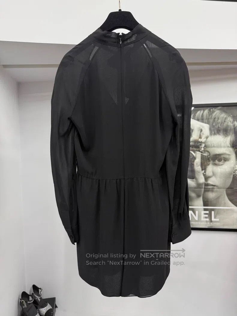 Dior Dior Black silk jumpsuit Size 26" / US 2 / IT 38 - 3 Thumbnail