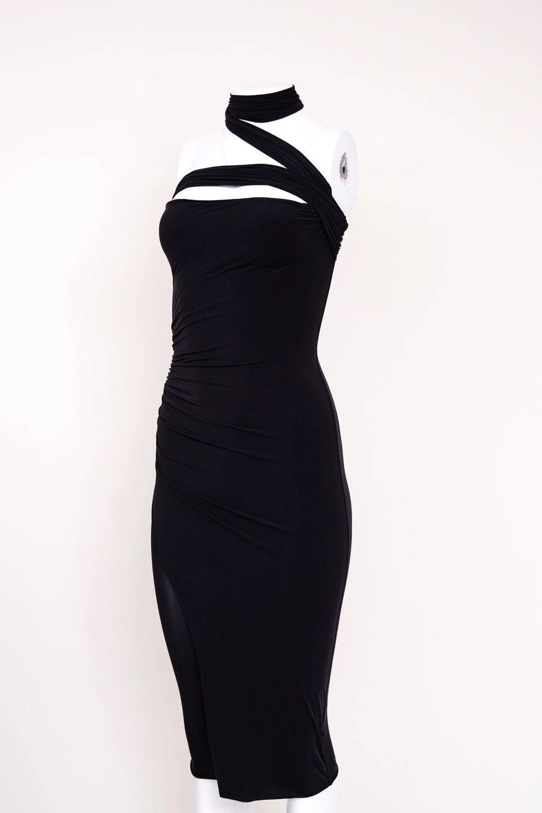 Gucci Gucci Black Strap Midi Dress Size XS / US 0-2 / IT 36-38 - 4 Thumbnail