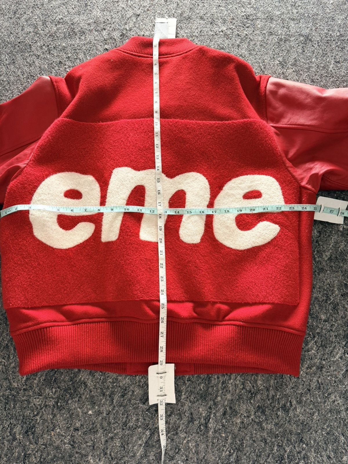 Cactus Plant Flea Market × Supreme Supreme CPFM leather varsity jacket Red L Size US L / EU 52-54 / 3 - 10 Thumbnail