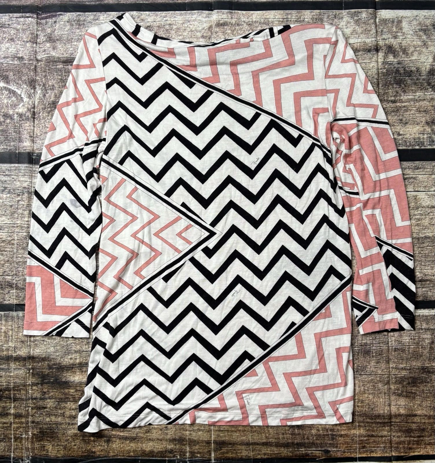 Emilio Pucci Emilio Pucci Top Women's IT 38 US 4 Jersey Rayon Italy Size S / US 4 / IT 40 - 3 Thumbnail