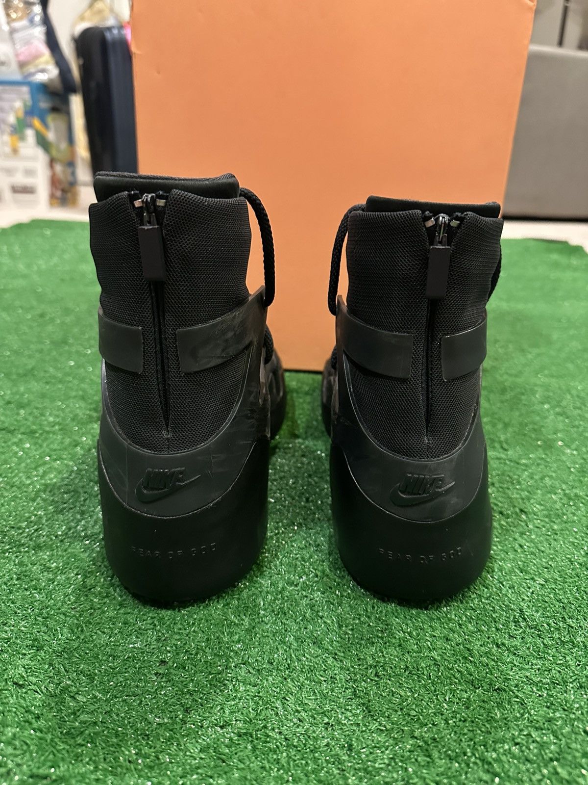 Fear of God × Nike Nike Air Fear of God 1 “Triple Black” with original box Size US 10.5 / EU 43-44 - 4 Thumbnail
