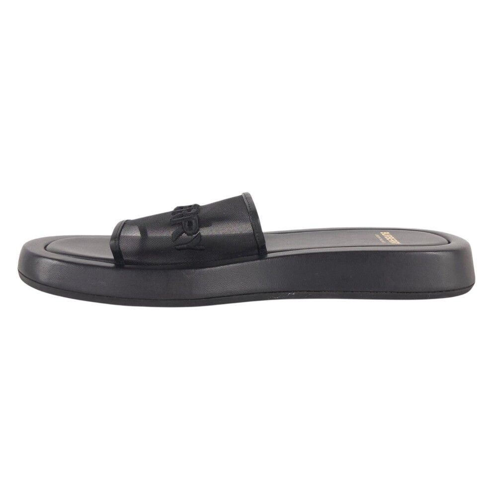 Burberry Burberry Mesh Logo Pool Slides US 8 EU 41 Mens Black $420 Size US 8 / EU 41 - 5 Thumbnail
