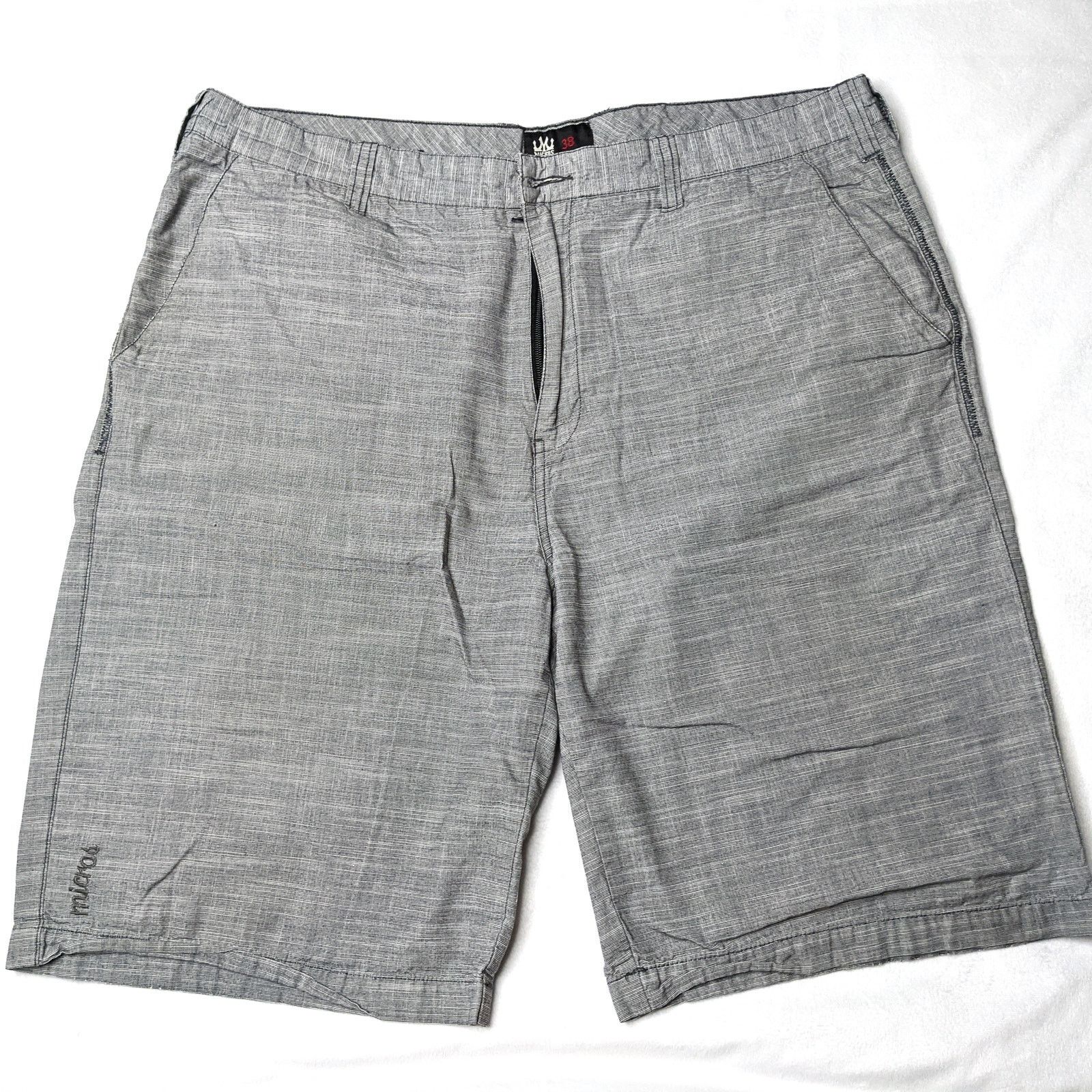 Other Micros Flat Front Casual Shorts Men's 38 Gray Lightweight Size US 38 / EU 54 - 1 Thumbnail