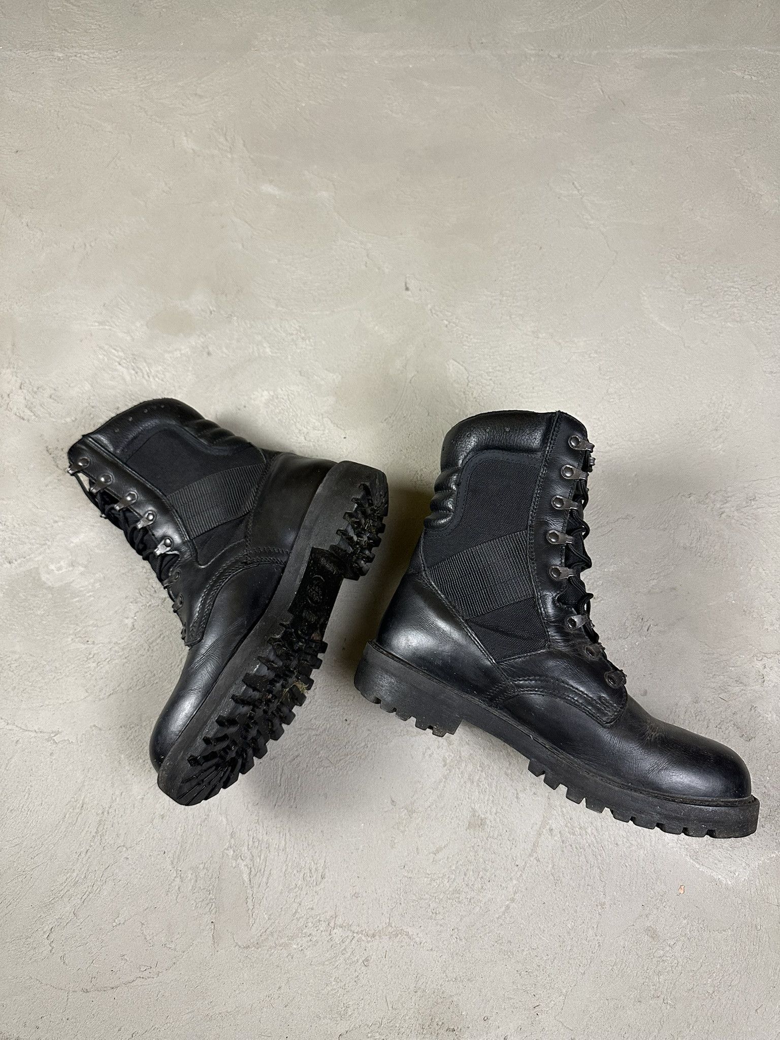 Vintage Vintage Polish Army Military Combat Leather Boots Size US 8.5 / EU 41-42 - 4 Thumbnail