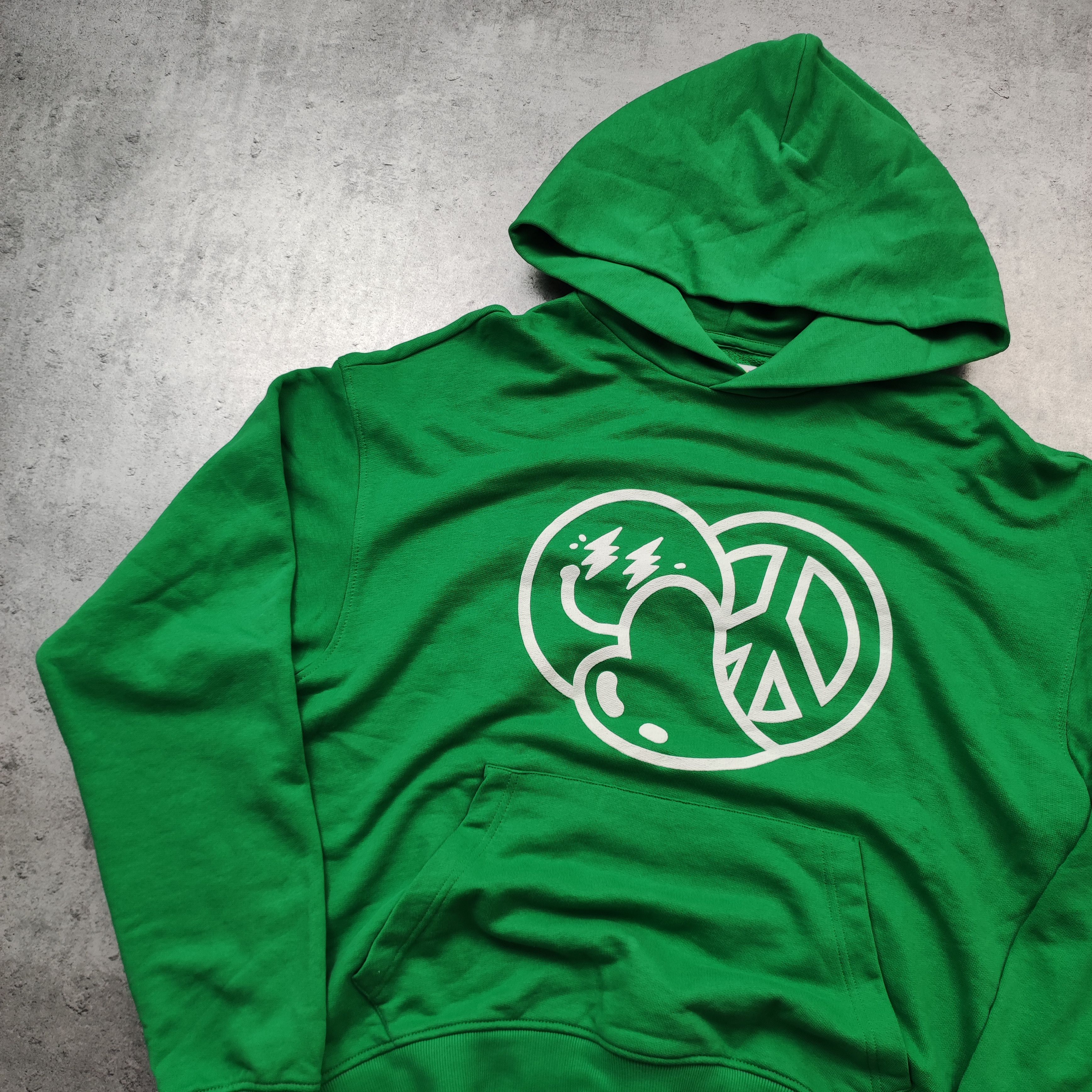 Guess × J Balvin Guess Los Angeles x J Balvin Green Logo Oversize Hoodie Size US M / EU 48-50 / 2 - 4 Thumbnail