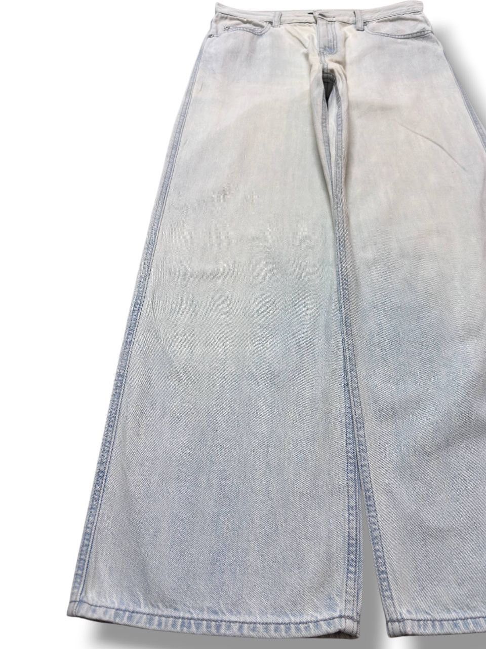 Uniqlo Vintage Uniqlo Baggy Wide Leg Faded Denim Size US 31 - 2 Thumbnail
