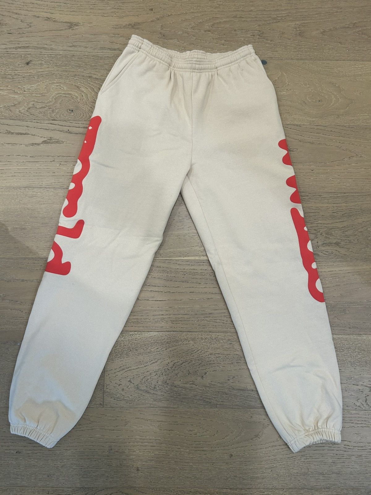 Sp5der Crème Beluga Sweatpants