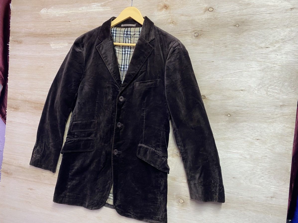 Burberry Burberry Coat velvet brown colour Size 40R - 3 Thumbnail