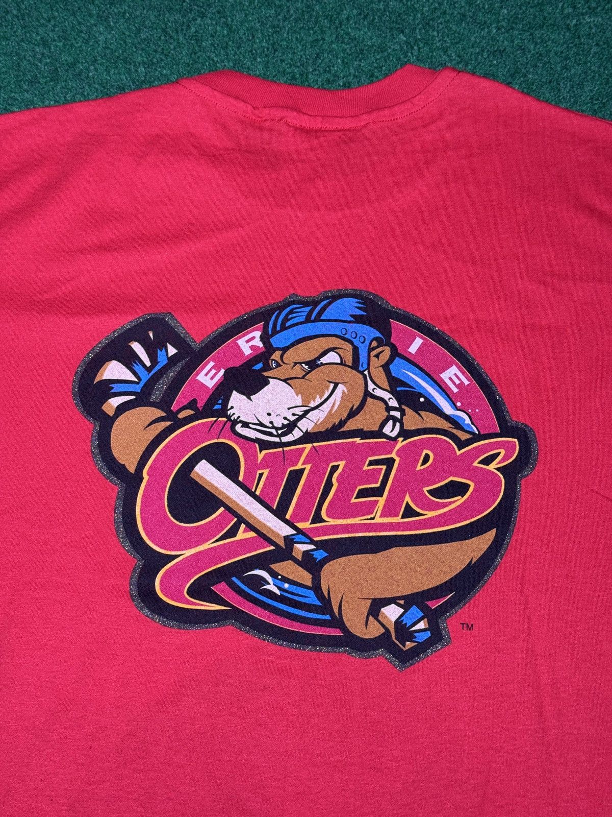 Vintage Vintage Erie Otters Hockey 90s Single Stitch Lrg T Shirt Size US L / EU 52-54 / 3 - 5 Thumbnail