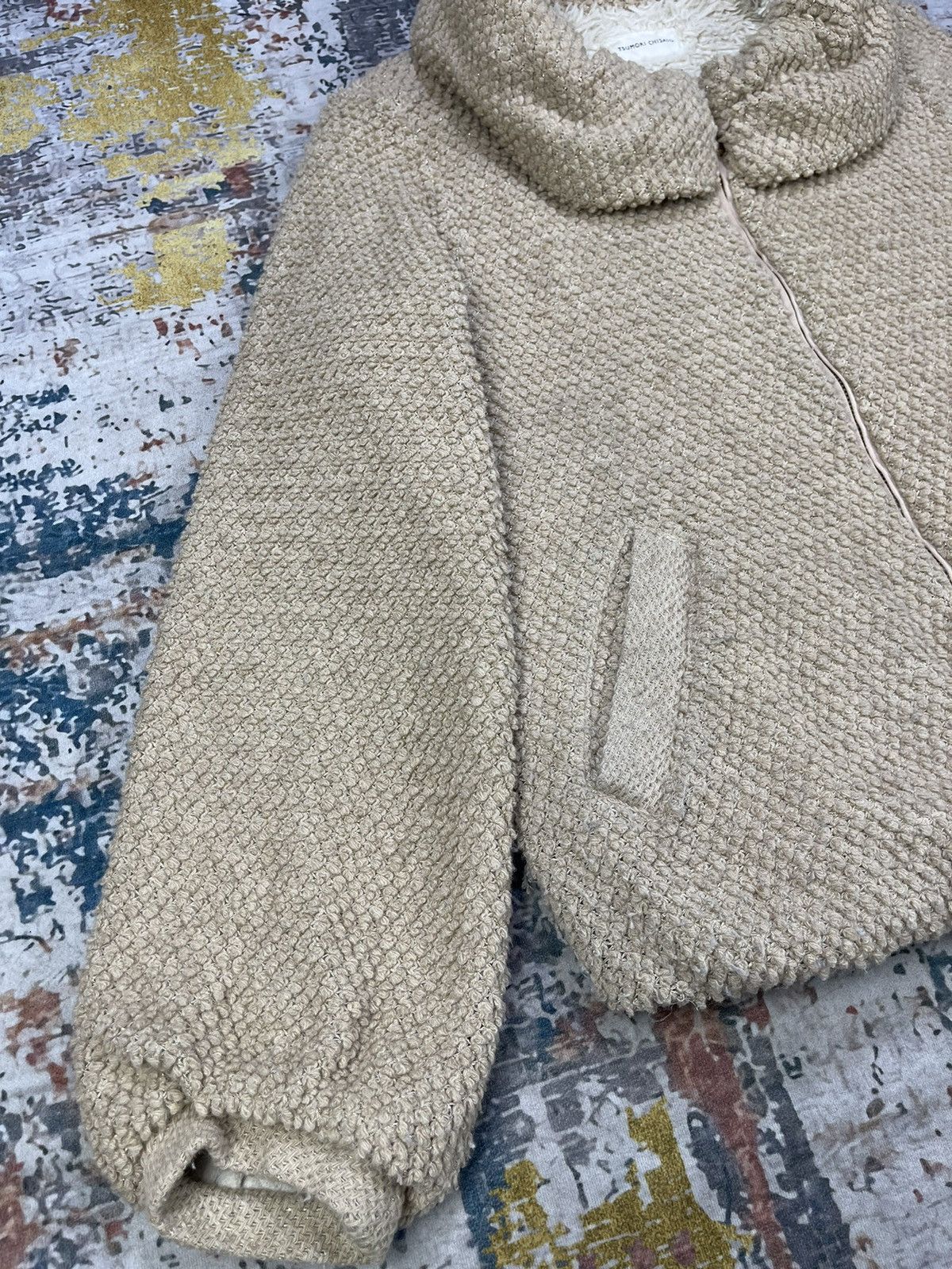 Tsumori Chisato Tsumori Chisato Gold Glitter Boa Jacket Size XS / US 0-2 / IT 36-38 - 4 Thumbnail