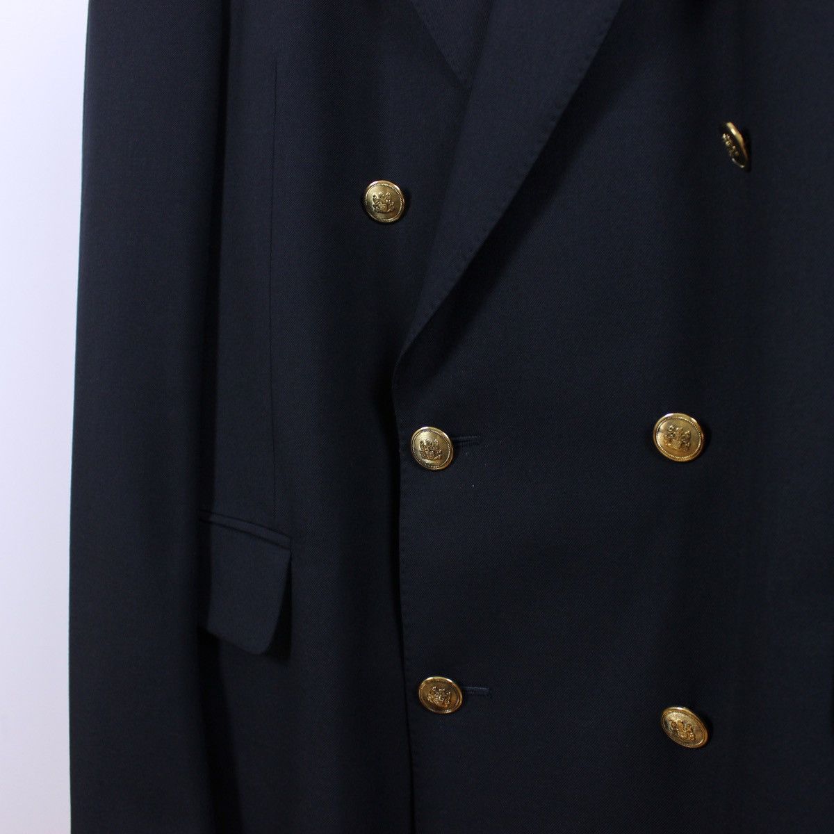 Aquascutum Aquscutum Double Breasted Metal Buttons Blazer Size 46R - 5 Thumbnail