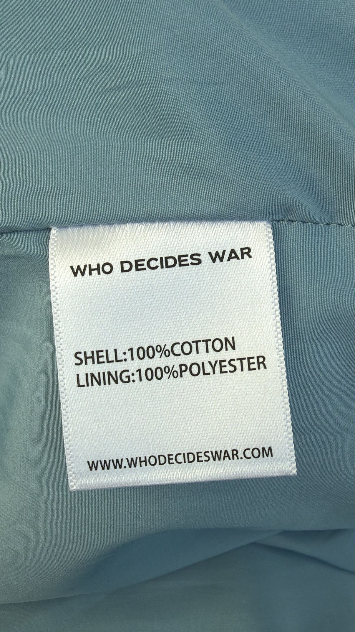 Who Decides War Who Decides War Vintage Bomber Jacket Denim Size US L / EU 52-54 / 3 - 6 Thumbnail