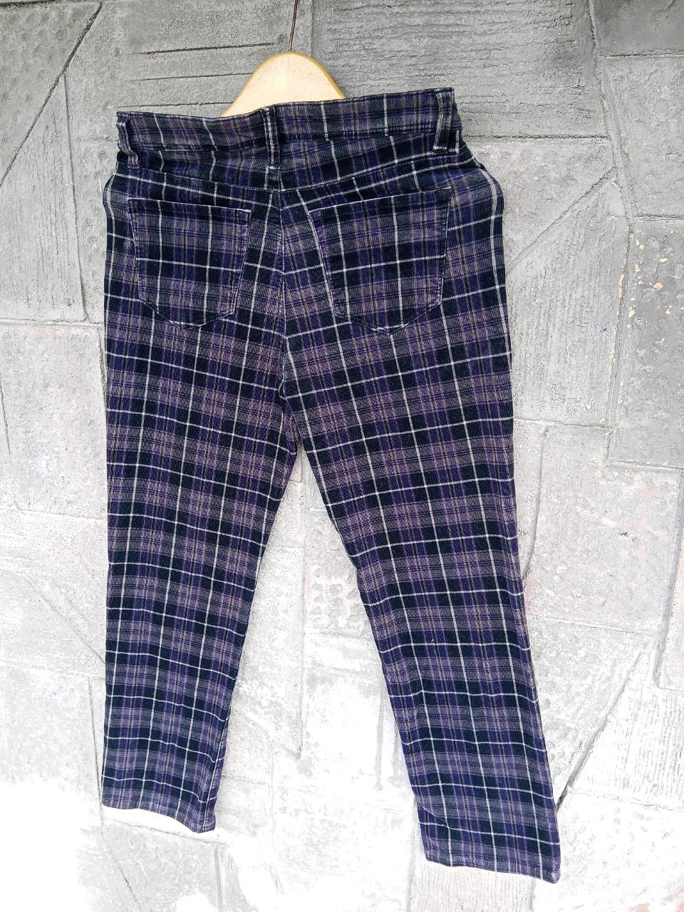 Designer × If Six Was Nine × Le Grande Bleu (L.G.B.) Chino Work Trousers Tartan trousers Size US 29 - 2 Thumbnail