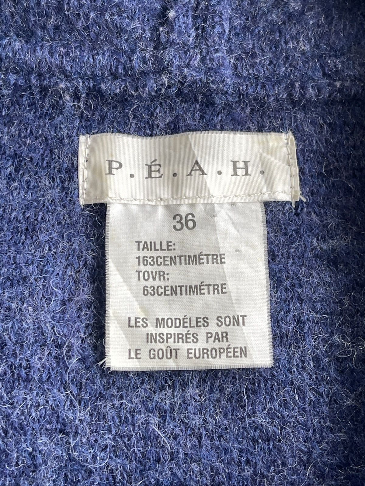Japanese Brand P.E.A.H Wool Mohair Duffle Coat Hooded Size US XL / EU 56 / 4 - 6 Thumbnail