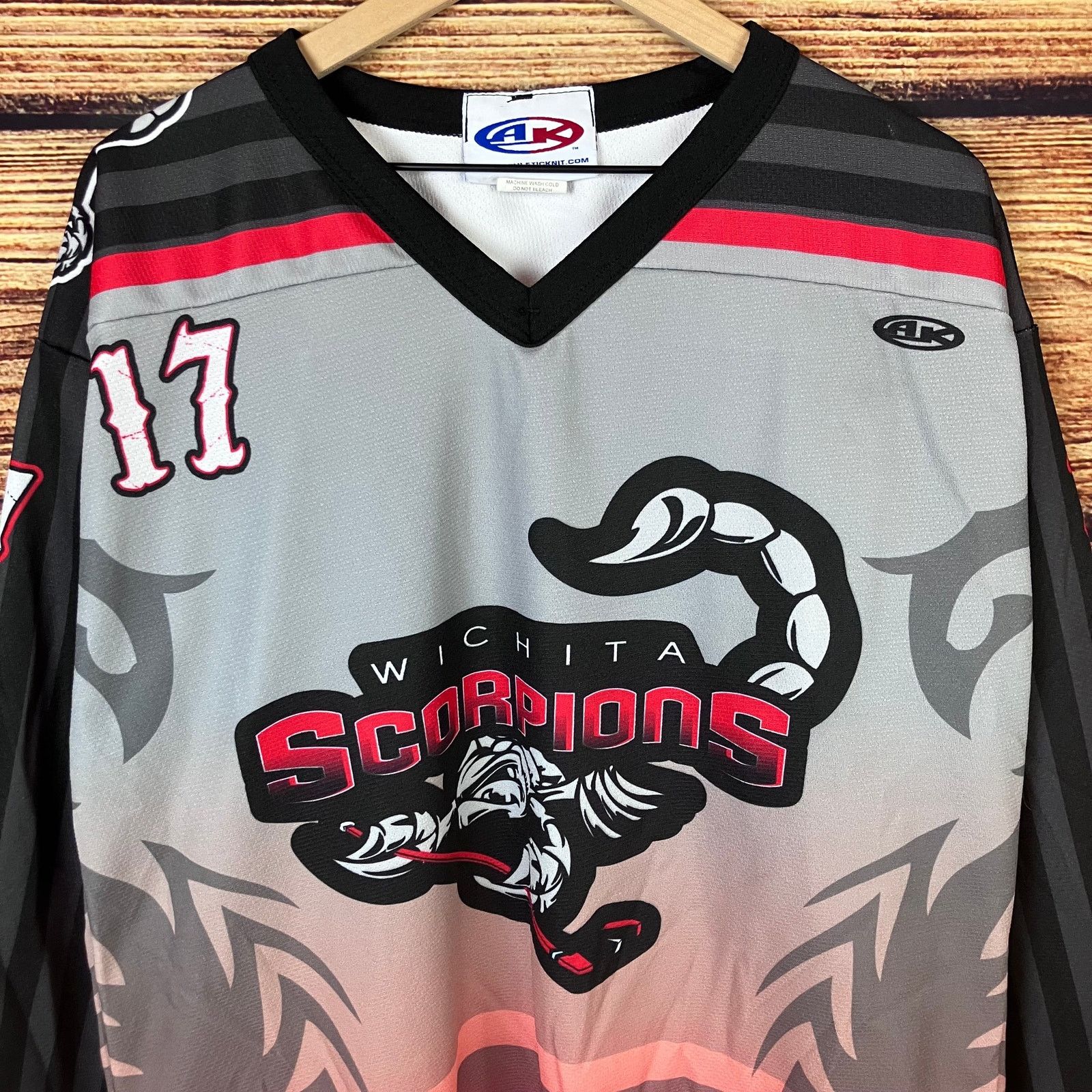 Vintage Vintage Wichita Scorpions All Over Print Hockey Jersey Size US M / EU 48-50 / 2 - 6 Thumbnail