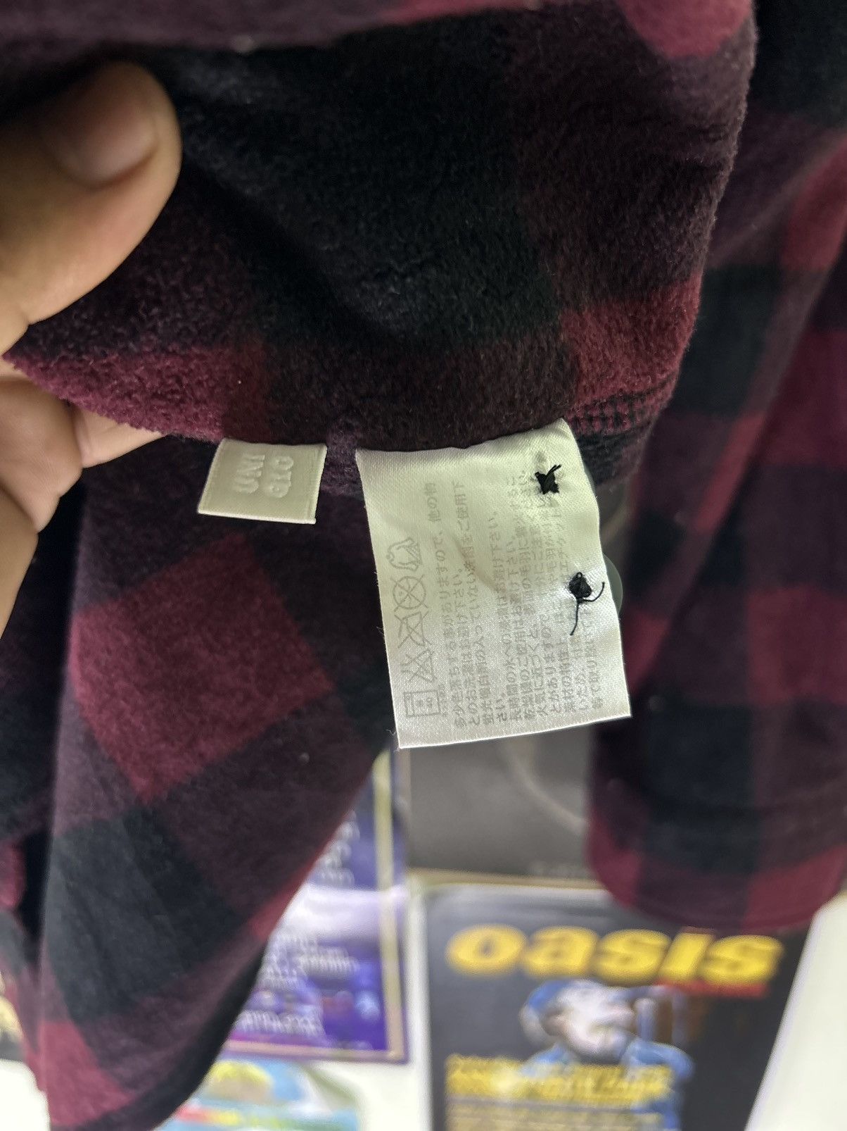 Uniqlo Vintage Uniqlo Checkered Fleece Button Down Shirts Size US M / EU 48-50 / 2 - 9 Thumbnail