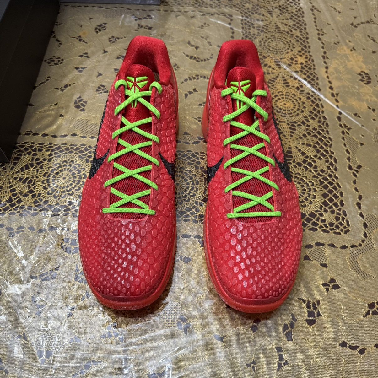 Nike retro protro kobe reverse grinch Size US 15 / EU 48 - 3 Thumbnail