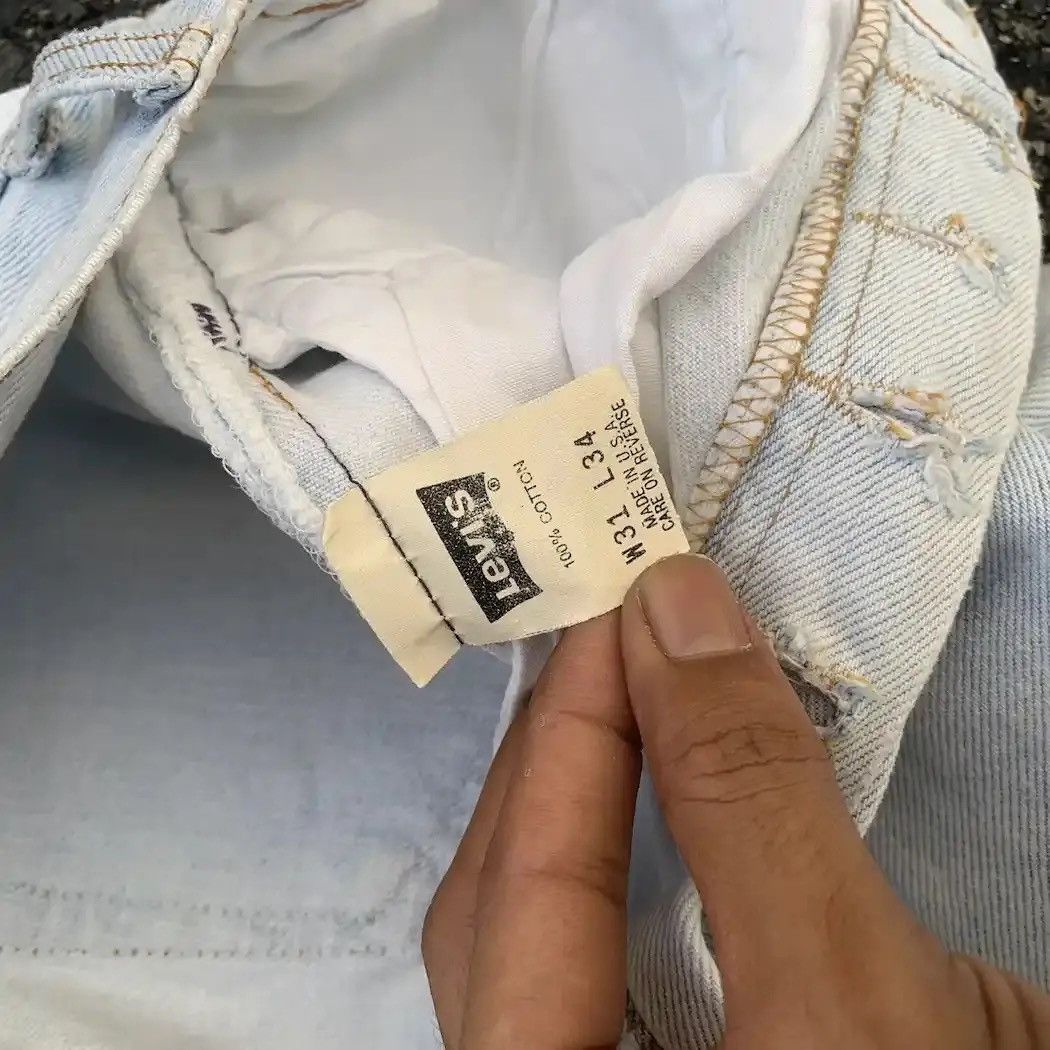 Levi's W29 L32 🔥 Vintage Levi’s 501 Rusty Dirty Levis Jeans Pants Size US 29 - 10 Thumbnail
