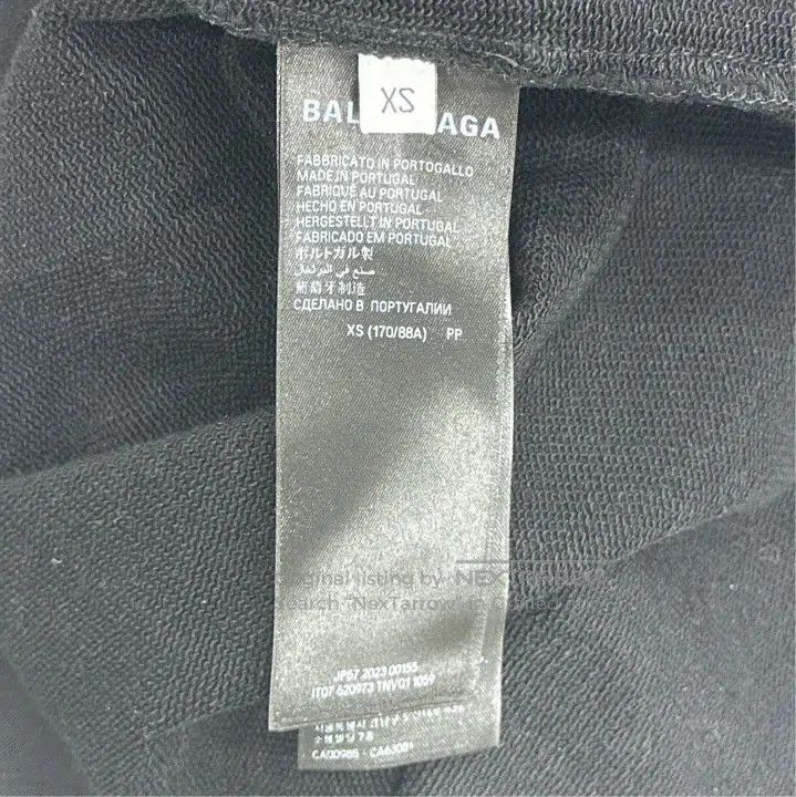 Balenciaga Balenciaga Hand Drawn Logo Black Hoodie. Size US XS / EU 42 / 0 - 4 Thumbnail