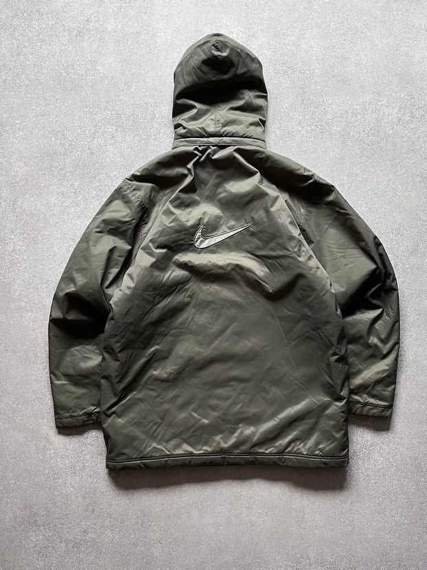 Vintage Nike Swoosh Winter Puffer Jacket Y2K L