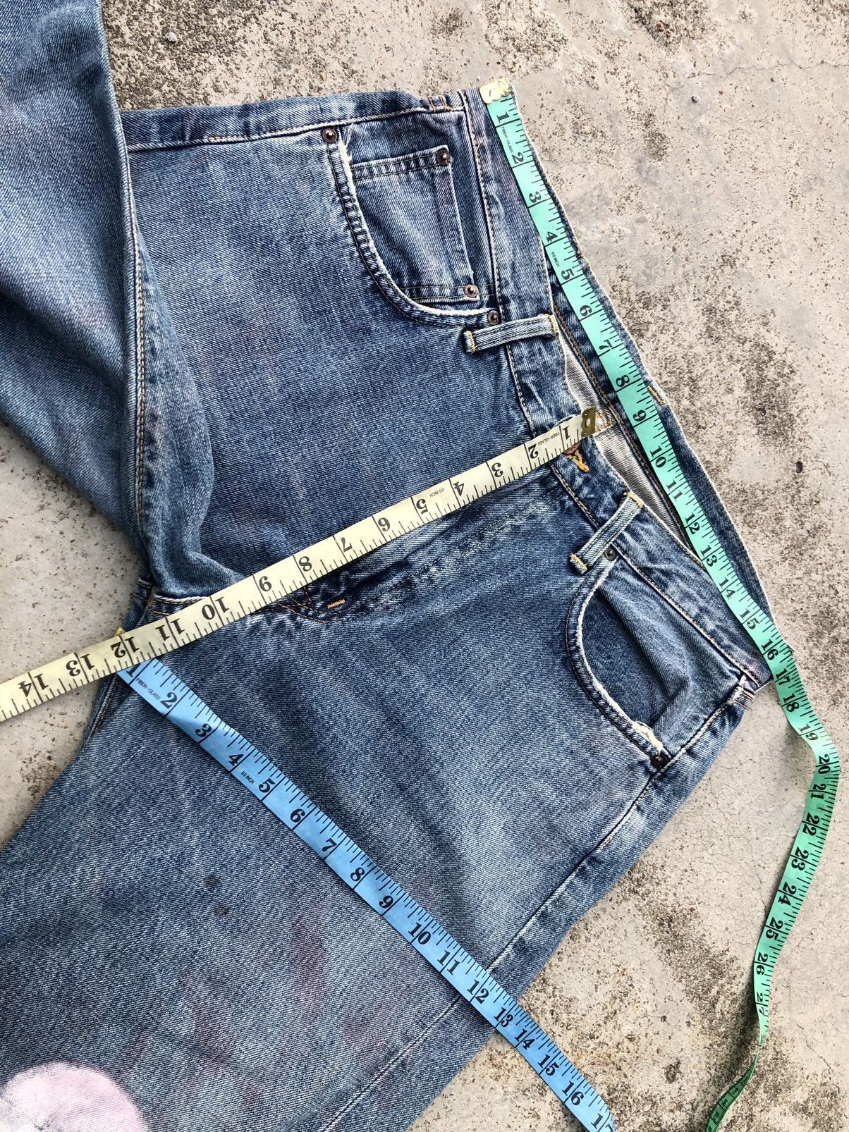 Edwin WIDE LEG SELVEDGE EDWIN PAINTED DENIM Size US 34 / EU 50 - 14 Thumbnail