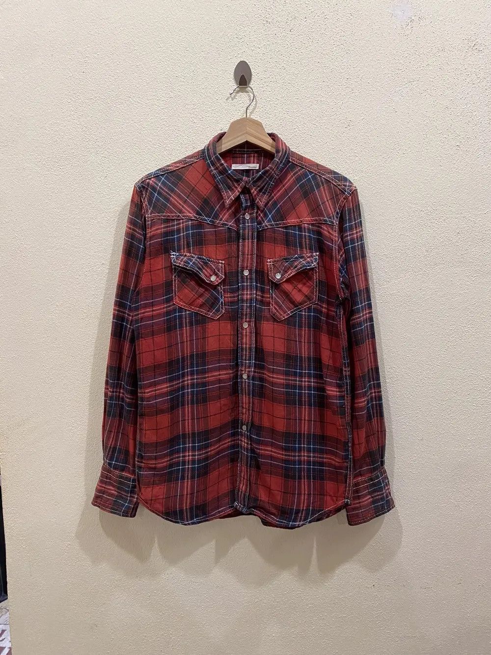 Japanese Brand Japanese Brand Dovetail Seditionaries Plaid Tartan Flannel Size US S / EU 44-46 / 1 - 2 Thumbnail