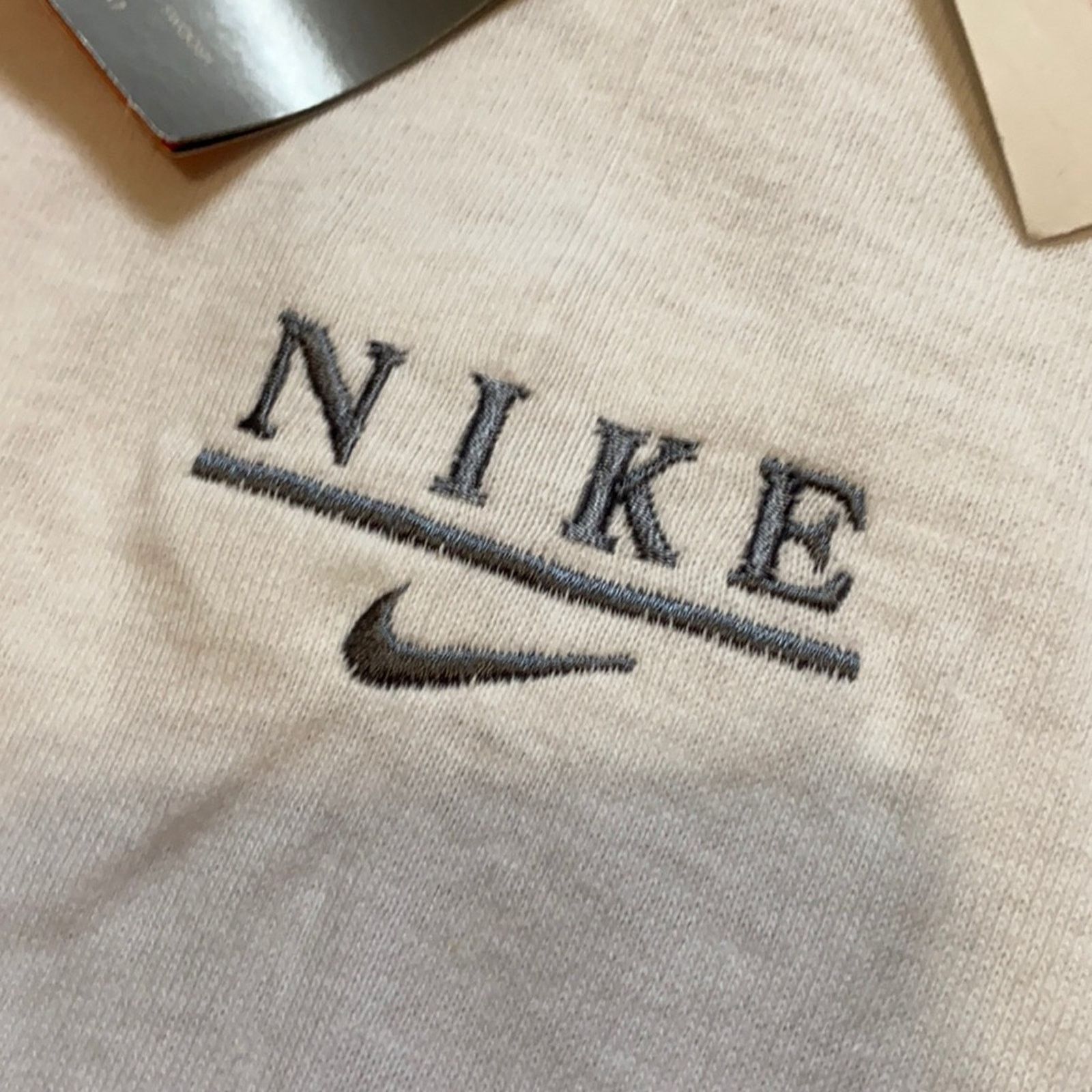 Nike 90s Nike Center Swoosh Spell Out Short Sleeve Size US XXL / EU 58 / 5 - 2 Thumbnail