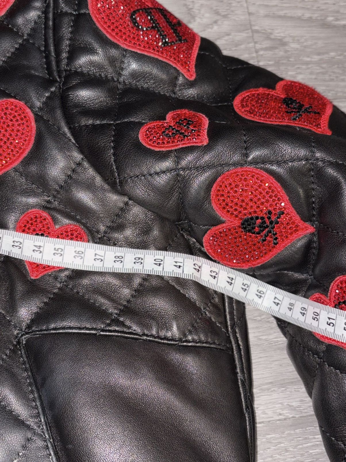 Philipp Plein Philipp Plein Rare Swarovski embellished black leather Size M / US 6-8 / IT 42-44 - 3 Thumbnail