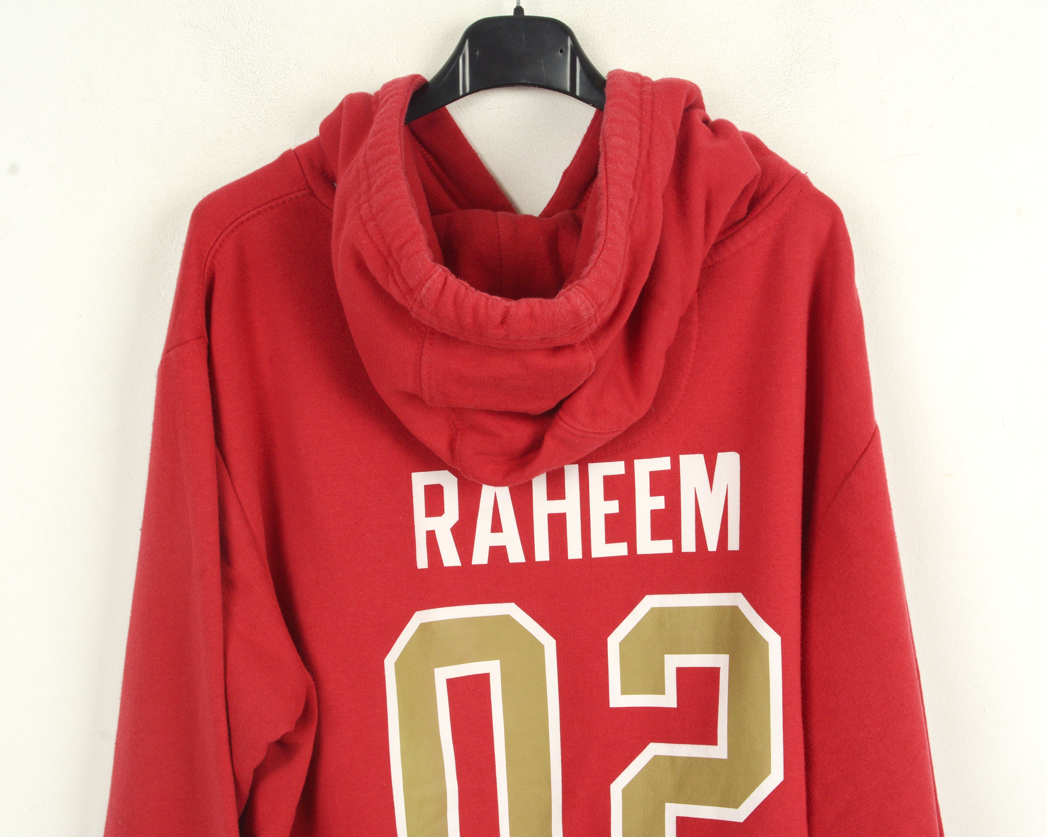 NFL Fanatics Mens L Hoodie Jumper Sweatshirt Top #02 Raheem Size US L / EU 52-54 / 3 - 4 Thumbnail