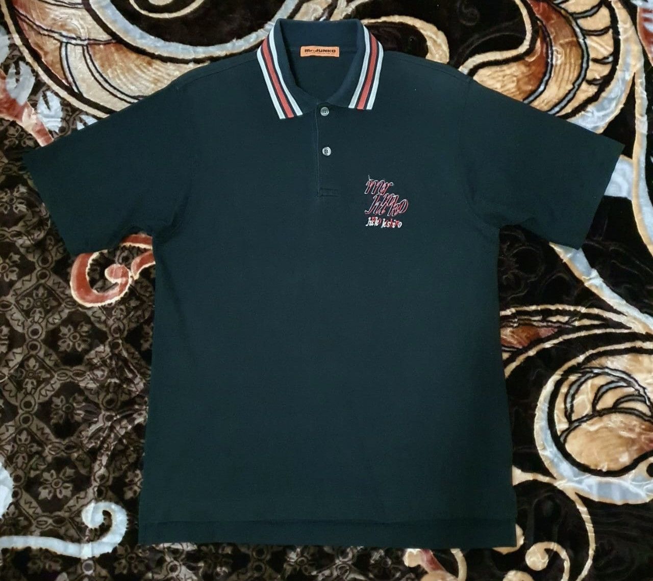 Mr. Junko Mr.JUNKO by Junko Koshino For Men logo Embroided Polo Size US M / EU 48-50 / 2 - 1 Thumbnail