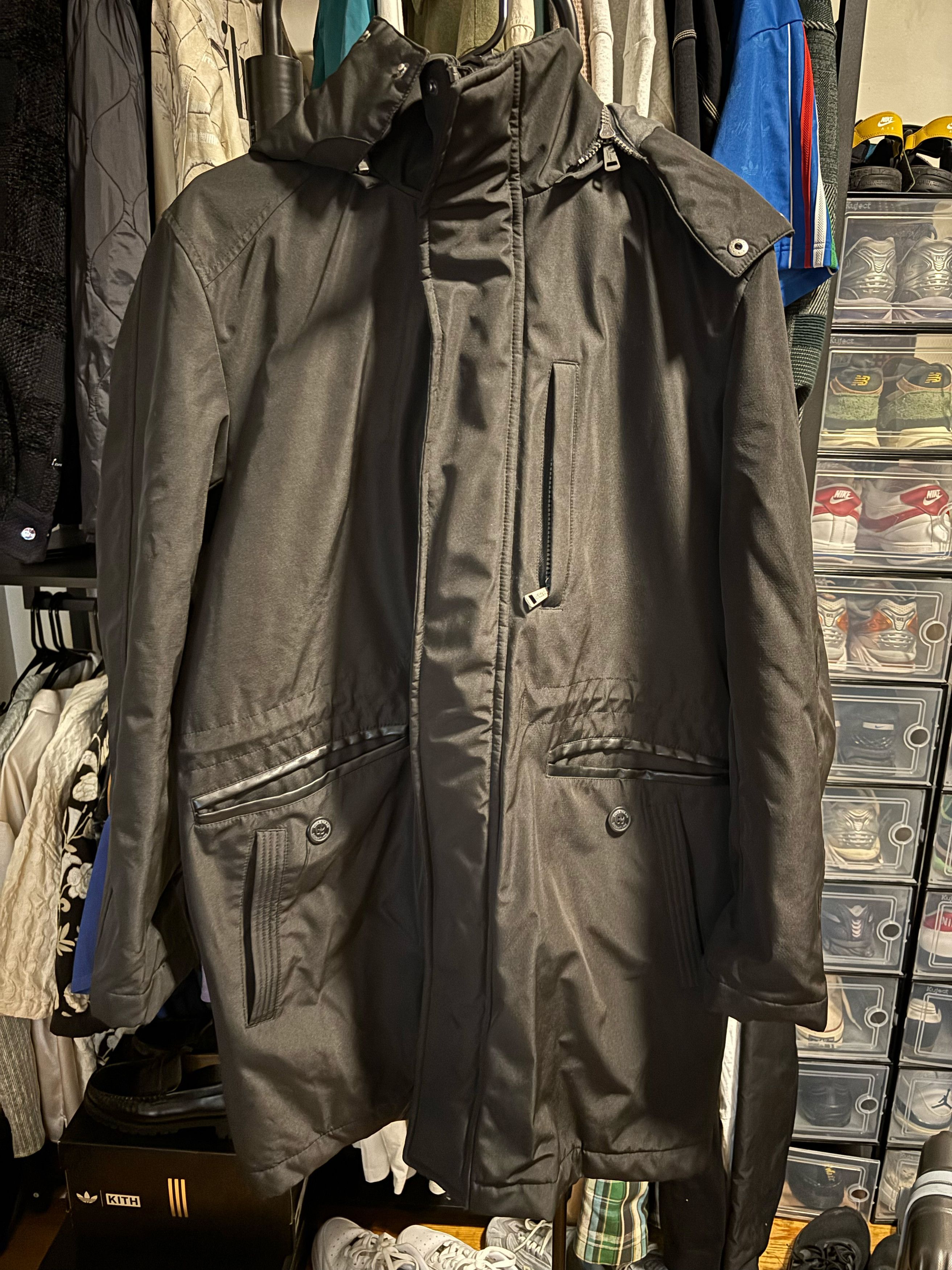 Cole Haan Cole Haan Signature Men's Bonded Nylon Coat Size US L / EU 52-54 / 3 - 3 Thumbnail