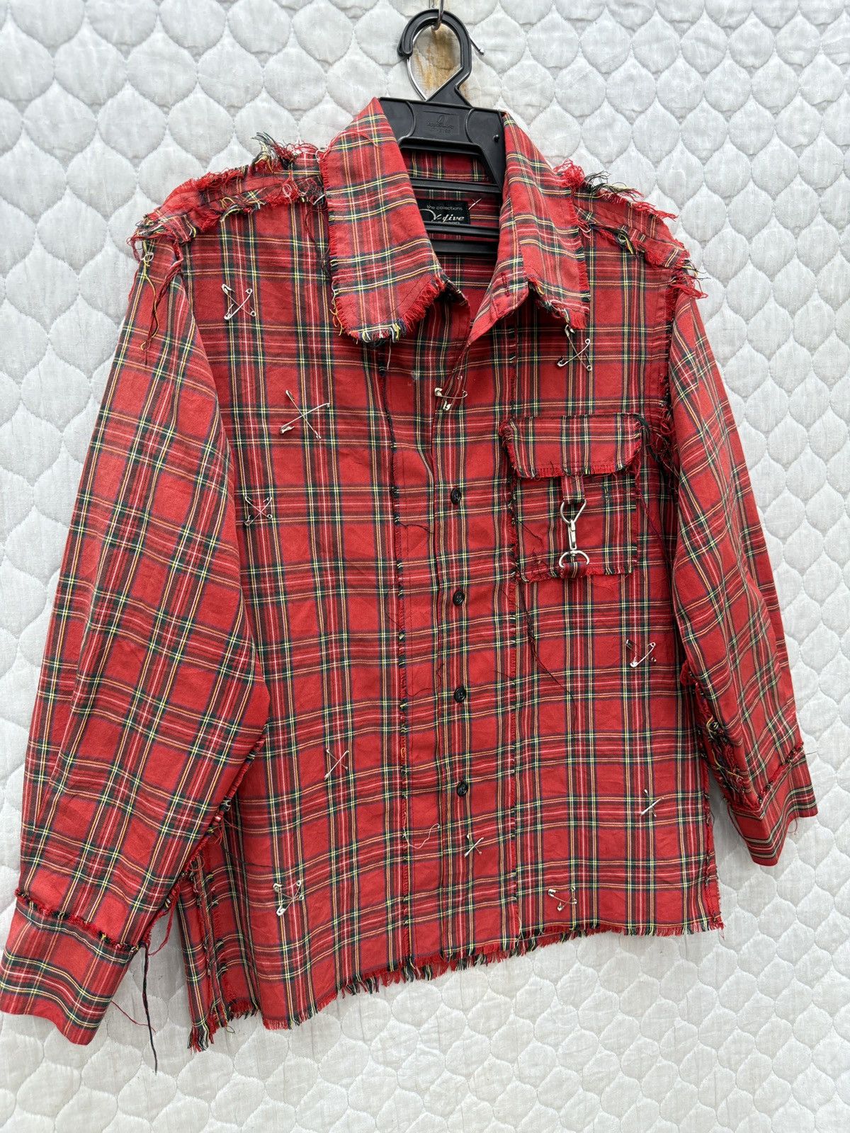 Seditionaries 🔥🔥🔥ARCHIVE V-DIVE FOR MEN TARTAN PUNK SHIRTS Size US M / EU 48-50 / 2 - 3 Thumbnail