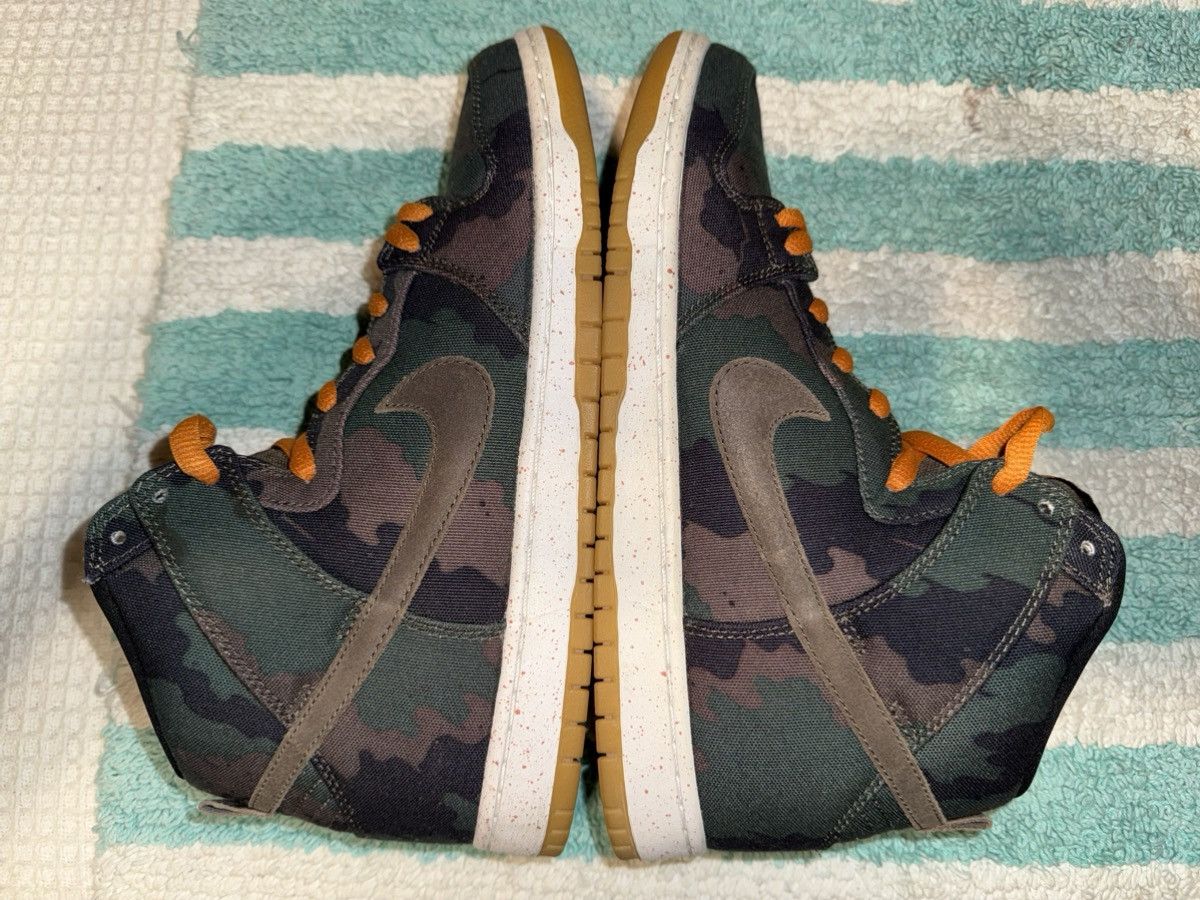 Nike Nike “FiveOneO” SB Dunk Hi Camo 510, VVNDS! Tried-on once! Size US 11.5 / EU 44-45 - 7 Thumbnail
