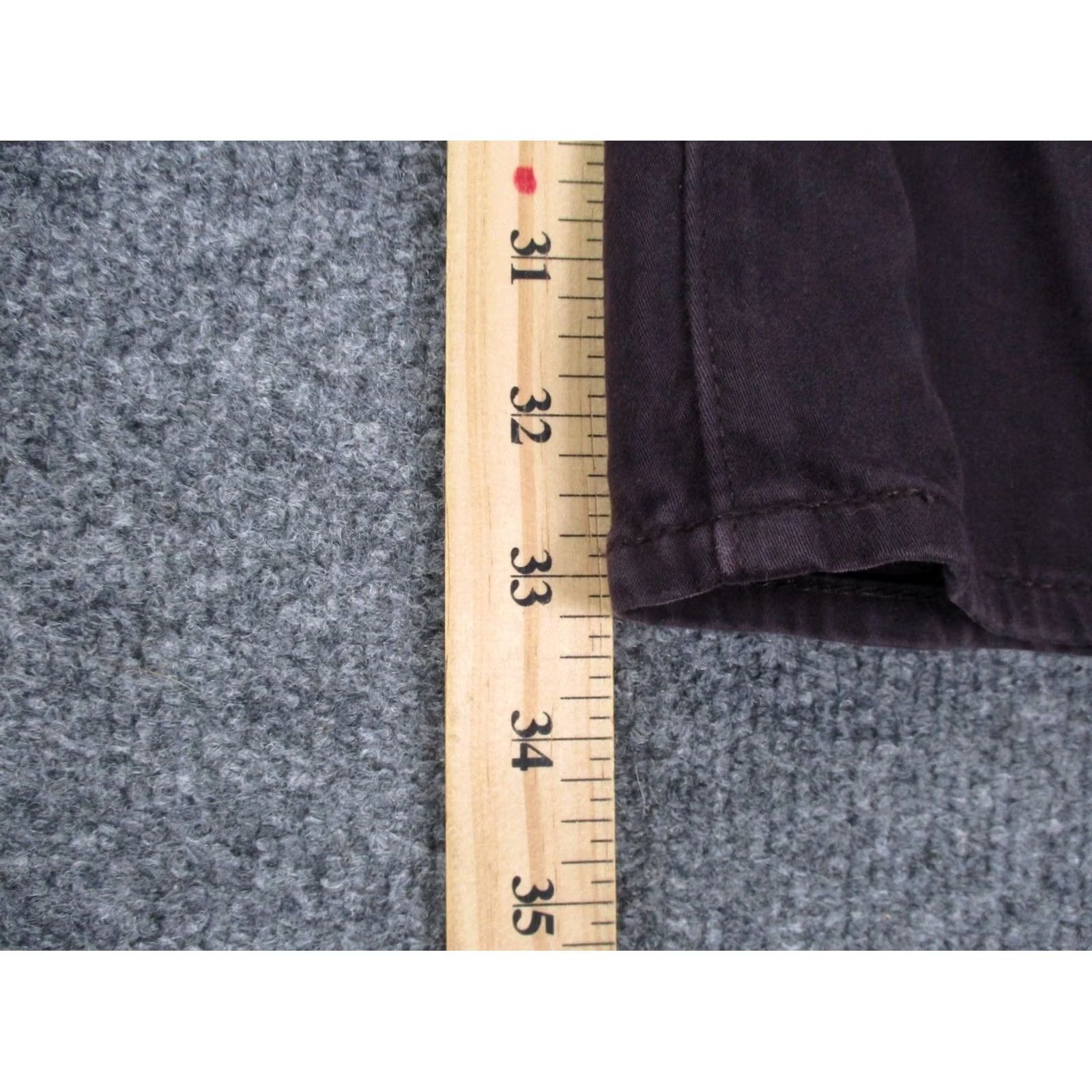 Vintage AG Adriano Goldschmied Jeans Mens 30 X 32 Purple Knit 5-Pocket Straight Vintage No Size US 30 / EU 46 - 4 Thumbnail
