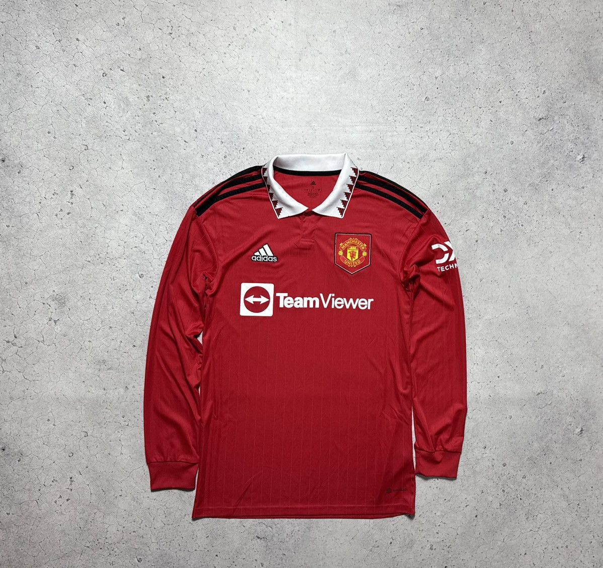 Adidas FC Manchester United Soccer Jersey Long Sleeve 2022