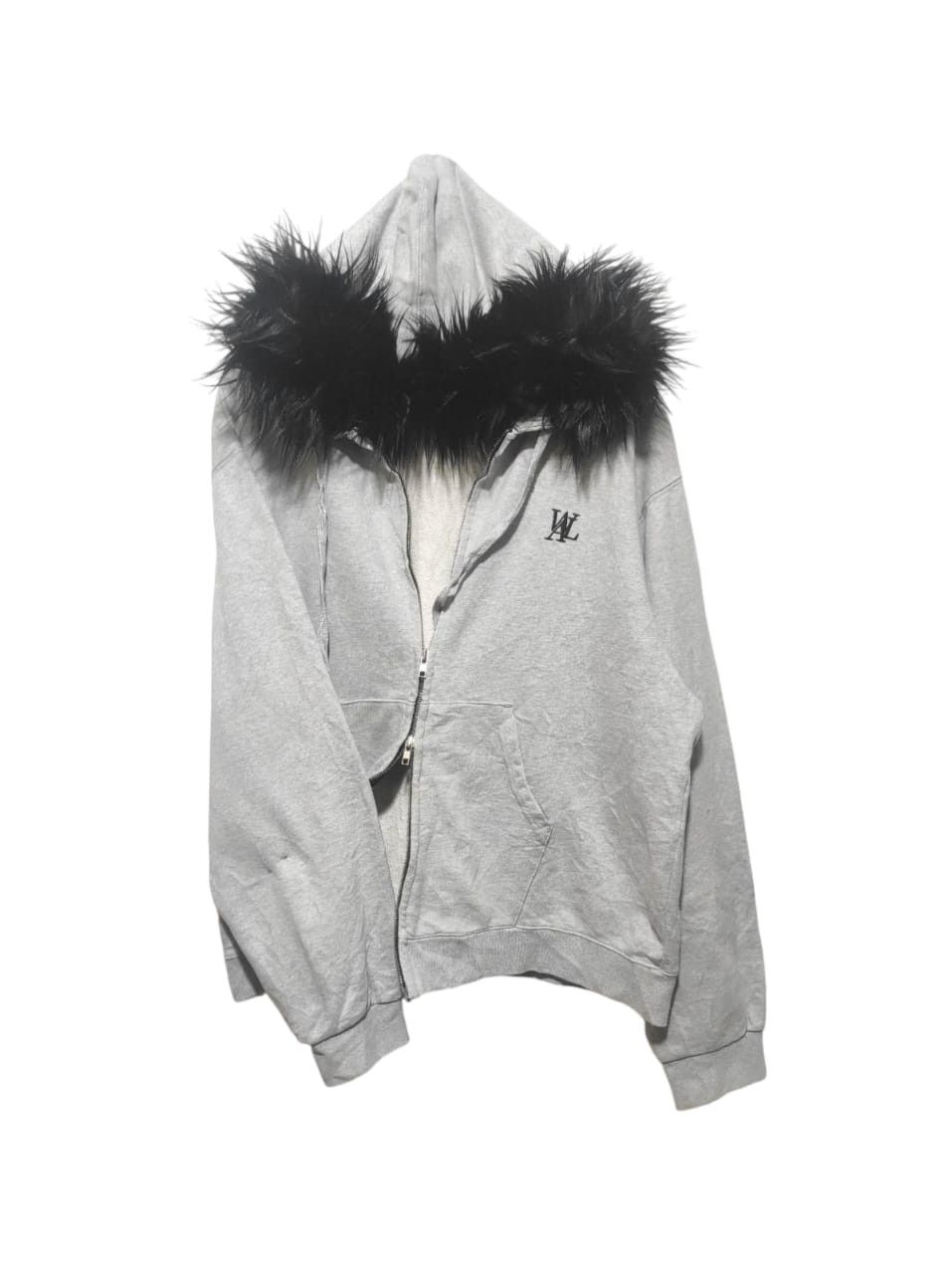 Hysteric Glamour VAL Boxy Double Zipper Fur Hoodie LGB style Size US L / EU 52-54 / 3 - 1 Thumbnail