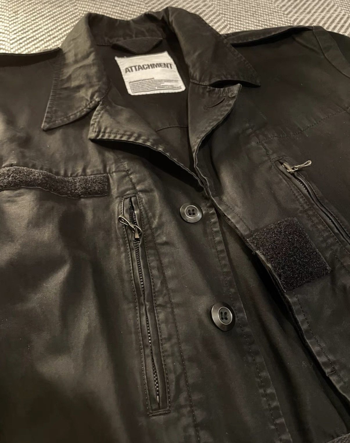Attachment Attachment Waxed Windbreaker K24 Size US L / EU 52-54 / 3 - 4 Thumbnail