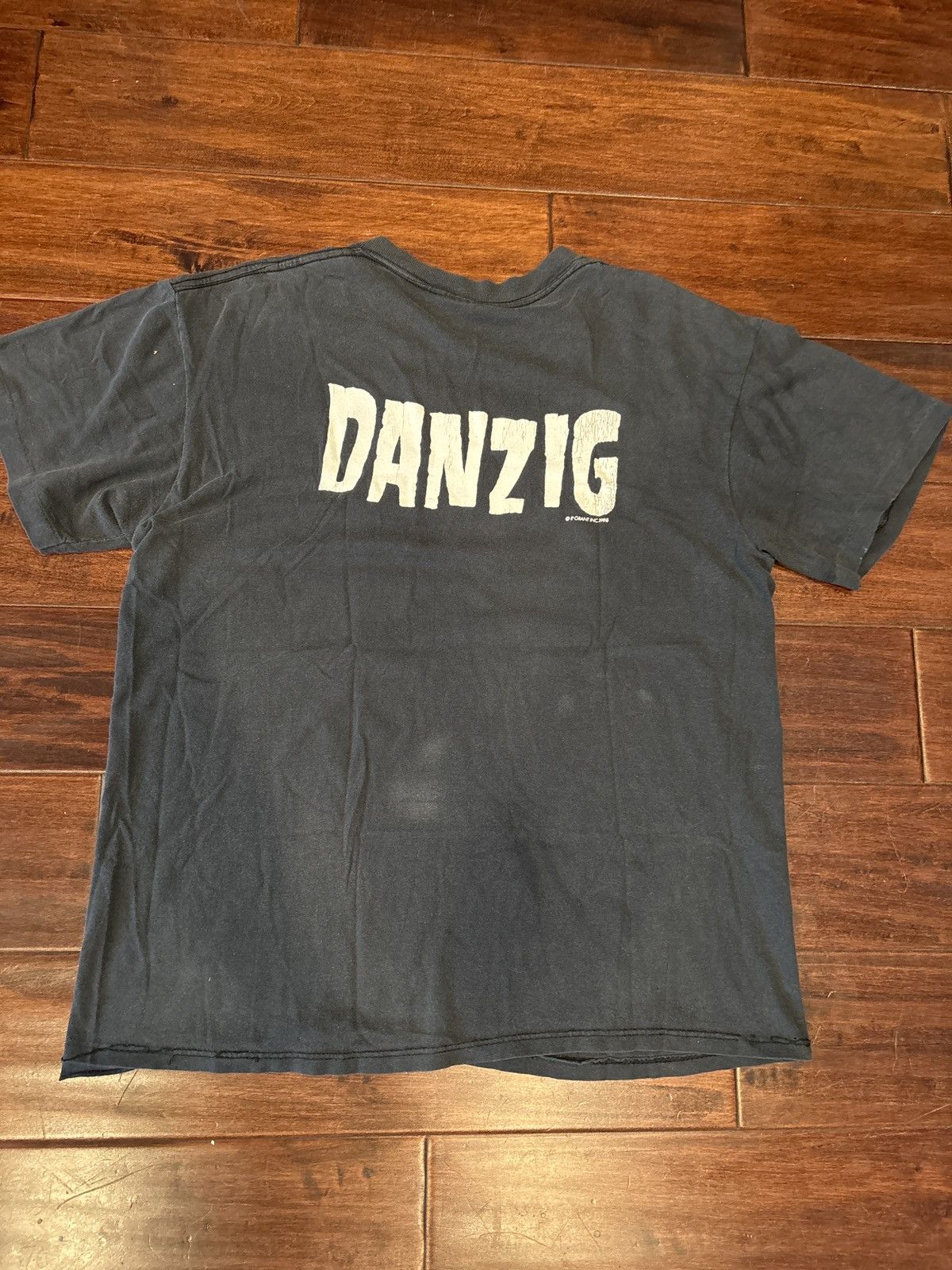 Band Tees × Vintage 1988 VTG DANZIG - RARE t-shirt Size US XL / EU 56 / 4 - 2 Thumbnail