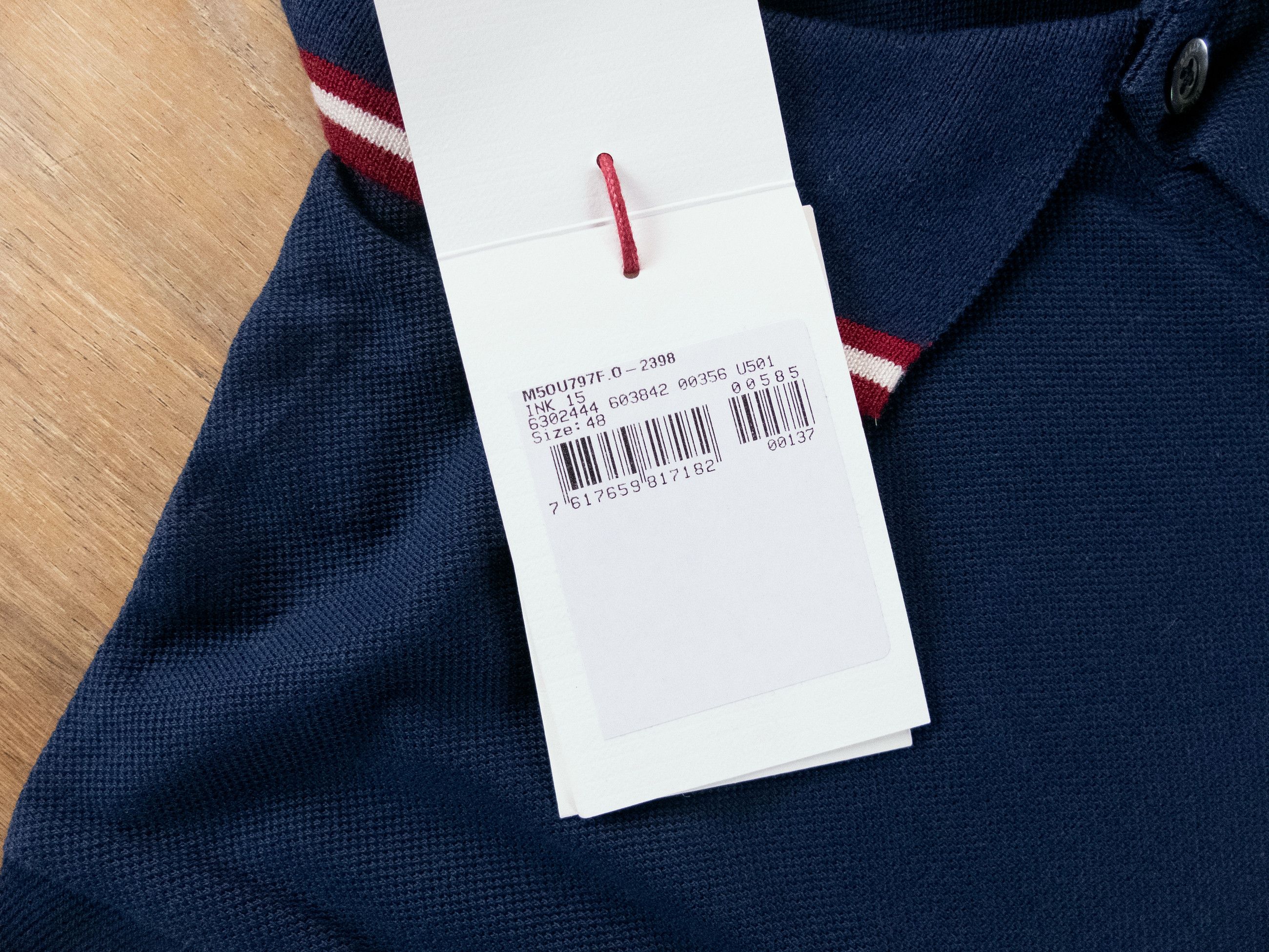 Bally BALLY navy blue embroidered chest logo polo shirt Medium Size US M / EU 48-50 / 2 - 5 Thumbnail