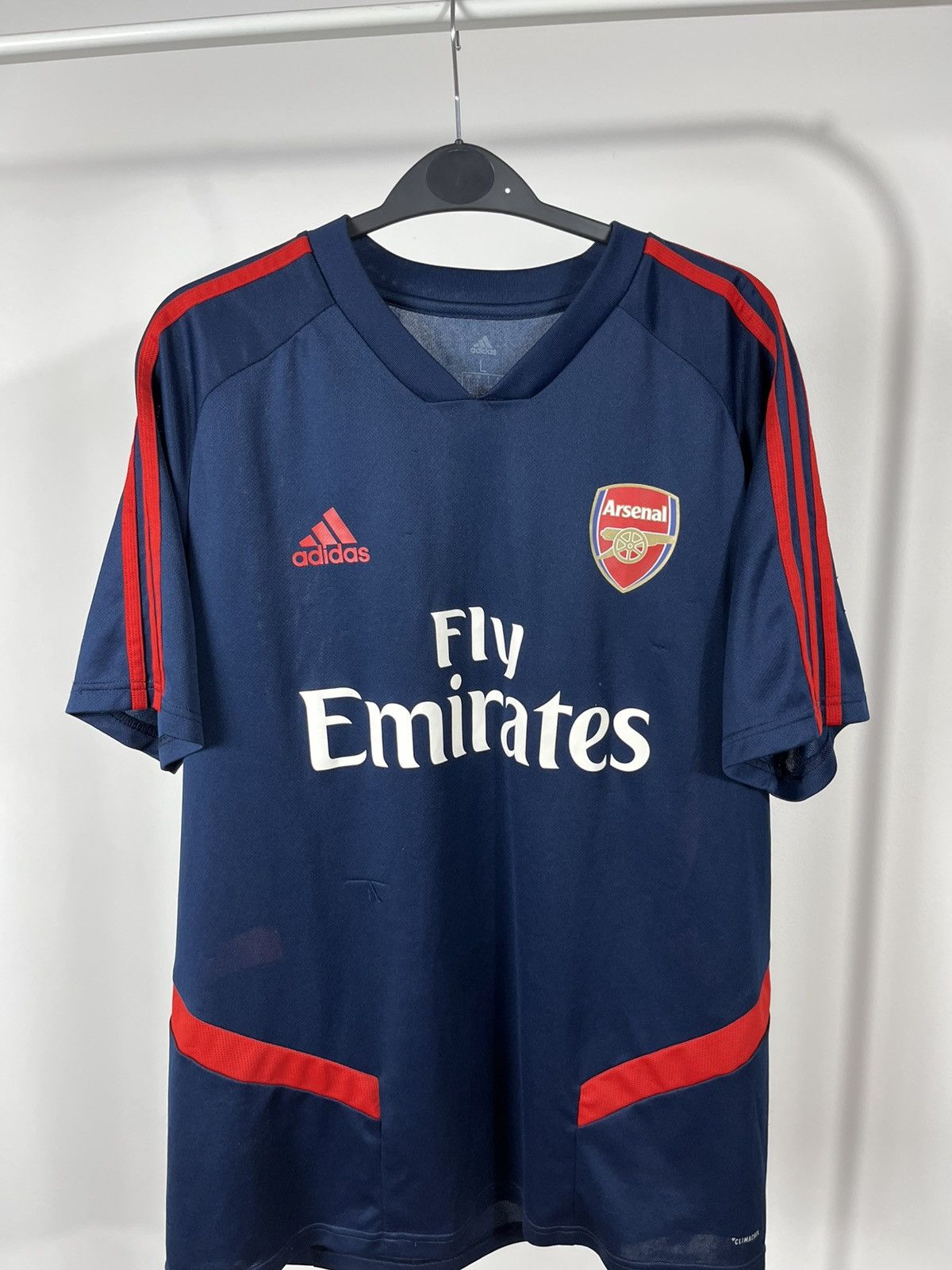 Adidas Adidas Arsenal Fly Emirates ClimaCool Jersey Navy Red L 2019 Size US L / EU 52-54 / 3 - 2 Thumbnail