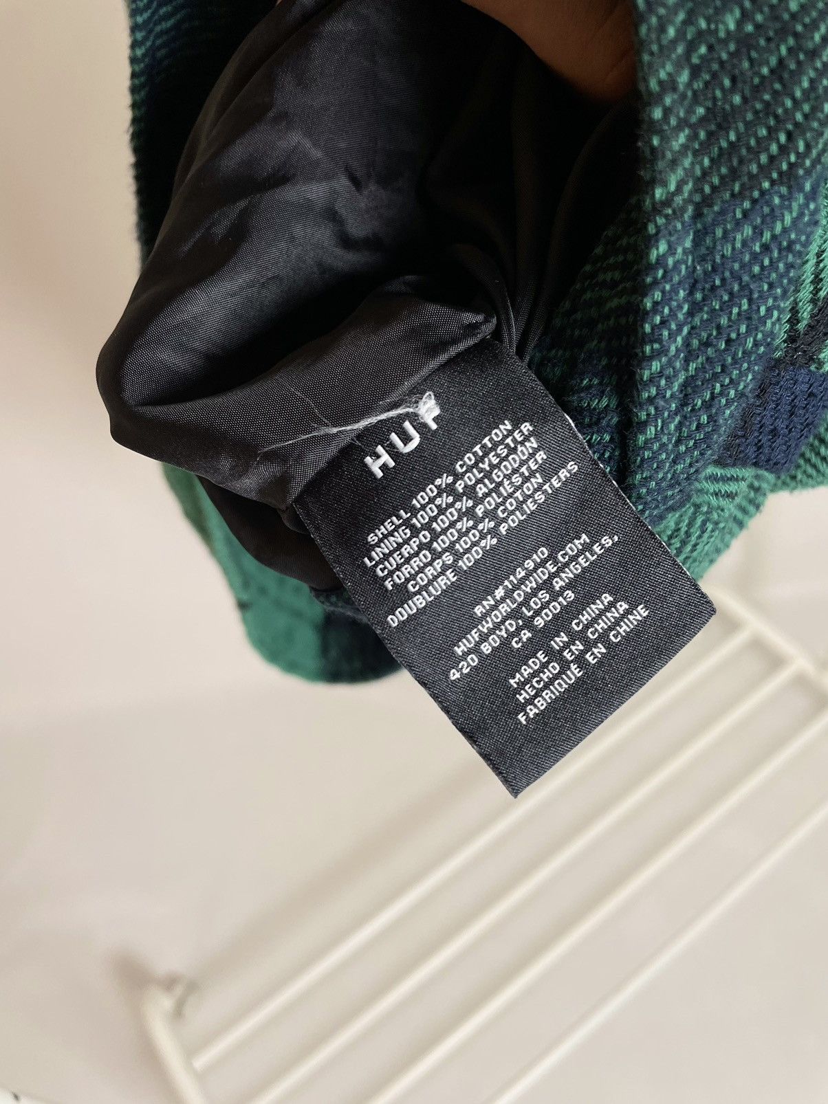 Huf × Pleasures 🌎 HUF x PLEASURES NOW blackwatch ful zip work coach jacket Size US S / EU 44-46 / 1 - 8 Thumbnail