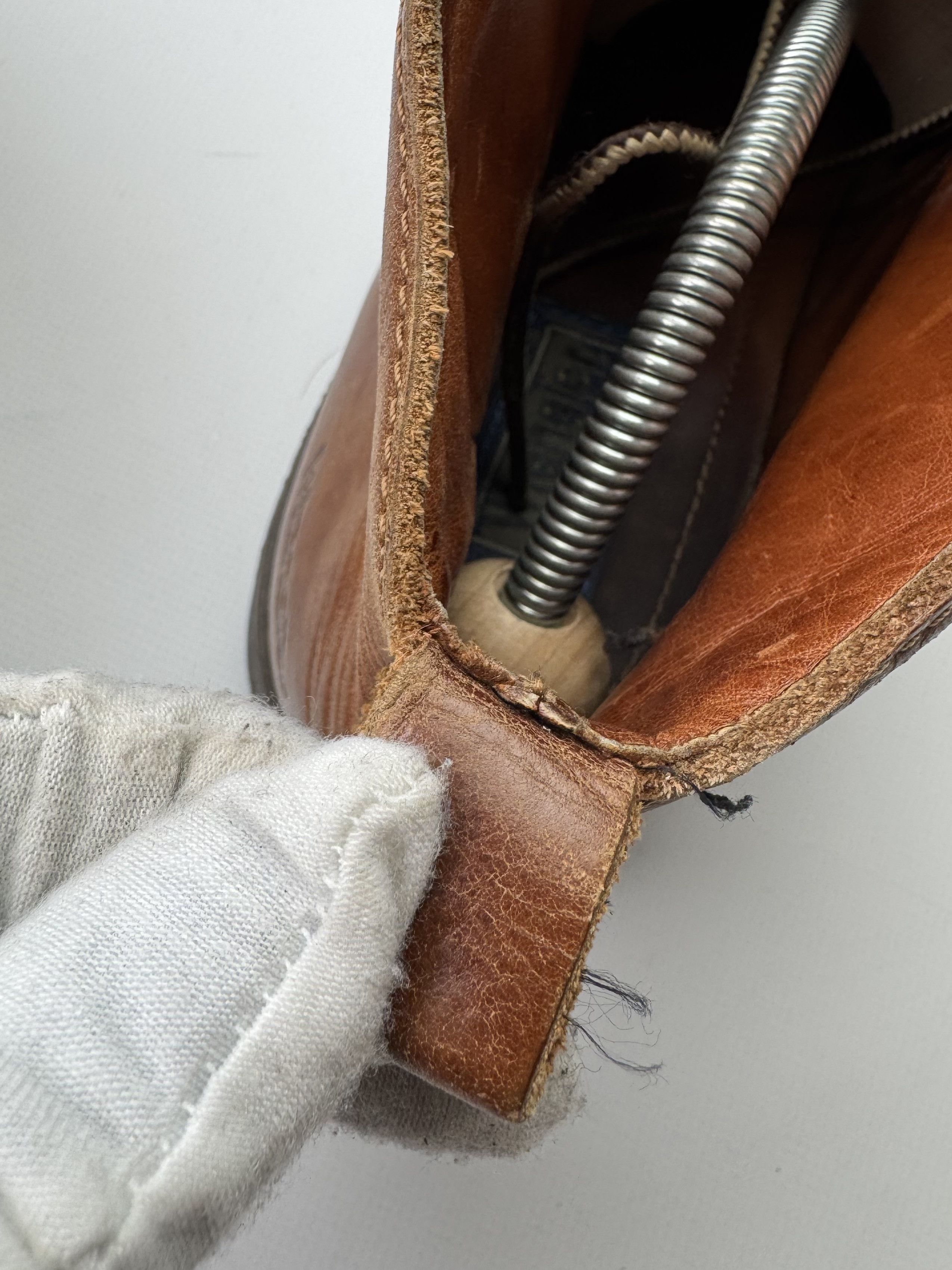 Vintage Wrangler Vintage Oversized Leather Work Boots B463(V306)E2 Size US 11 / EU 44 - 13 Thumbnail