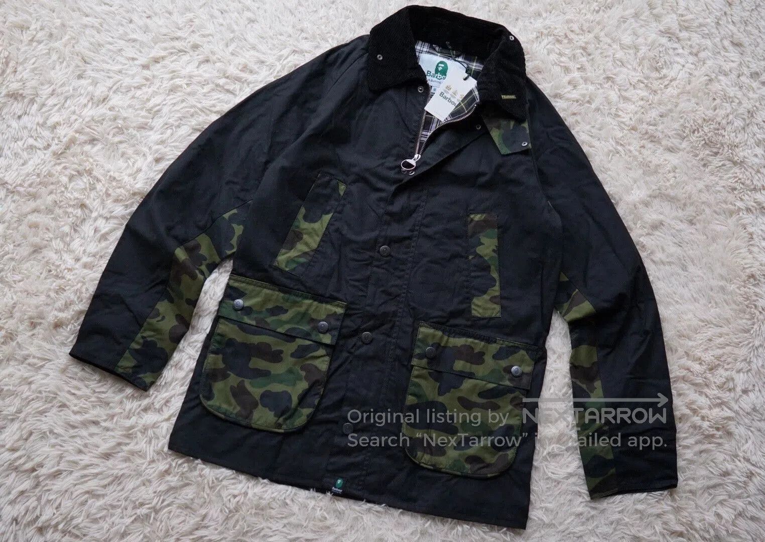Barbour Multi Camo Accent Casual Jacket Size M. Size US M / EU 48-50 / 2 - 1 Thumbnail