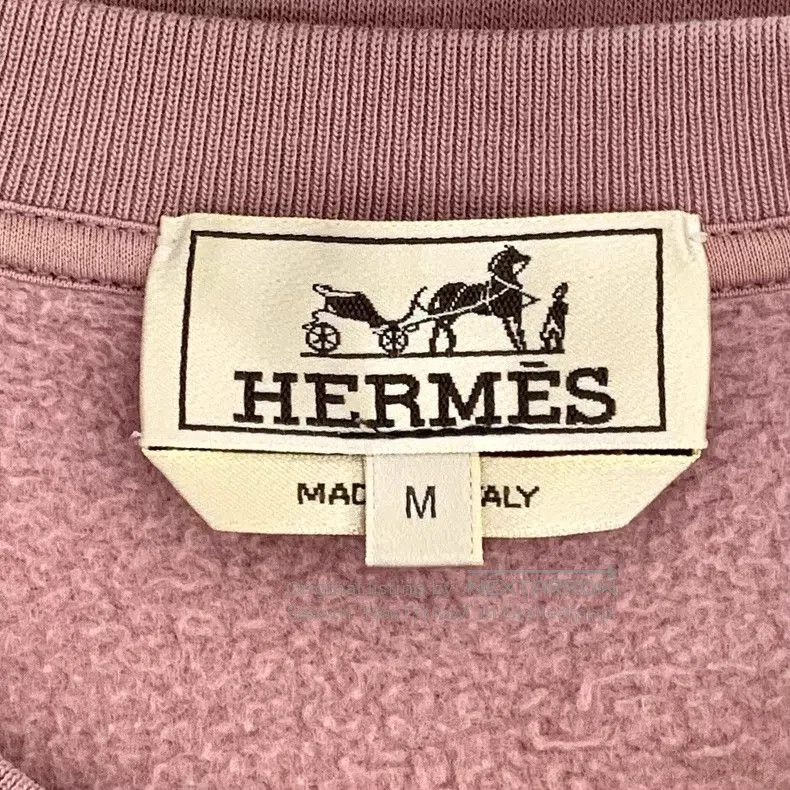 Hermes Hermes Pink Mechanical Horse and Leather Cotton Round Neck Size M / US 6-8 / IT 42-44 - 6 Thumbnail