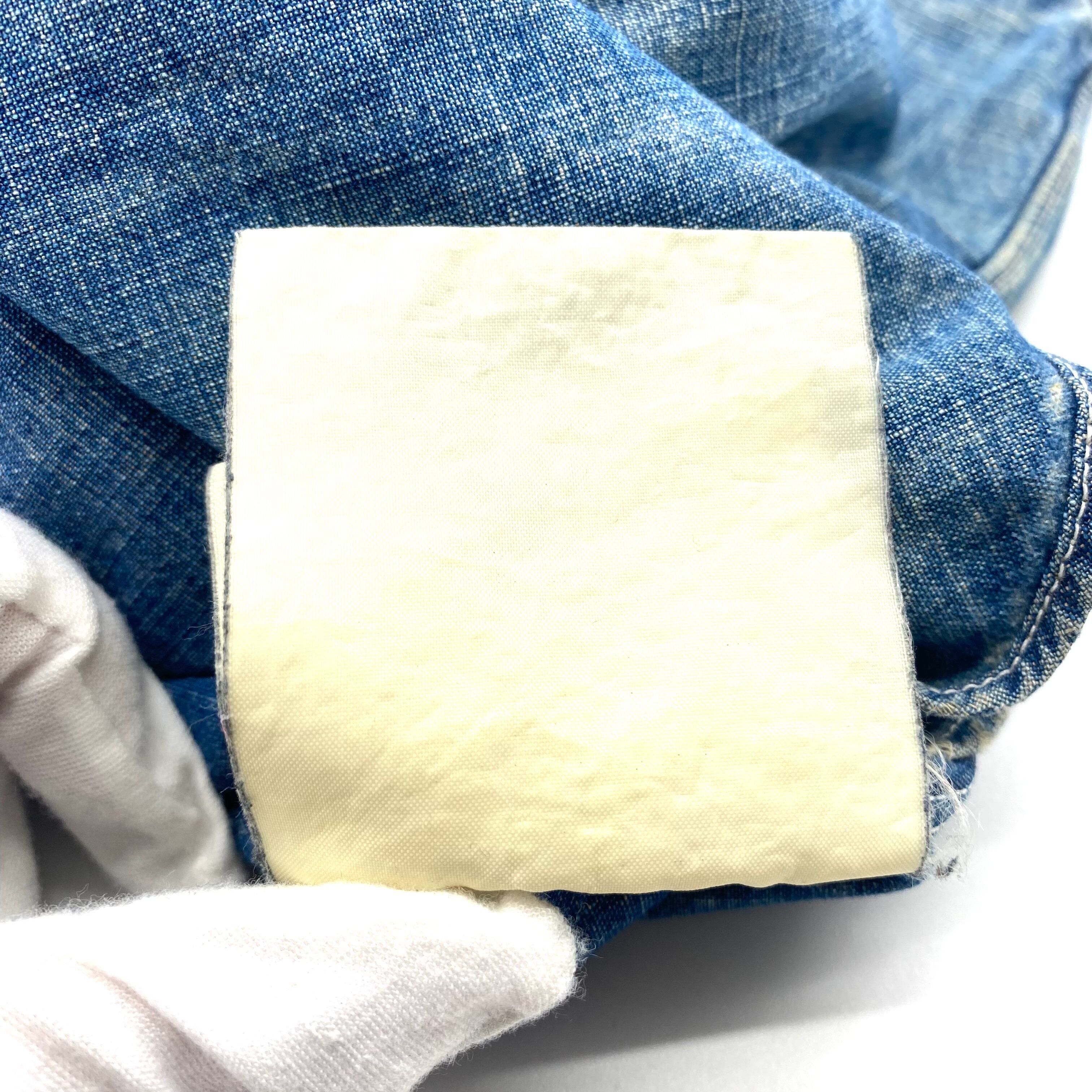 Comme des Garcons Vintage Comme des Garcons Long Sleeve Shirts Denim Size US XS / EU 42 / 0 - 10 Thumbnail