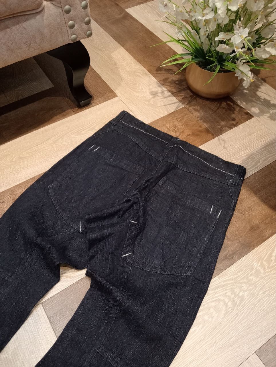 Katharine Hamnett London HAMNETT BLUE INDIGO MODEL SPS DENIM PANTS Size US 33 - 9 Thumbnail