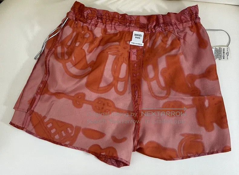 Hermes Hermes 100% mulberry silk shorts Size 24" / US 00 / IT 34 - 5 Thumbnail