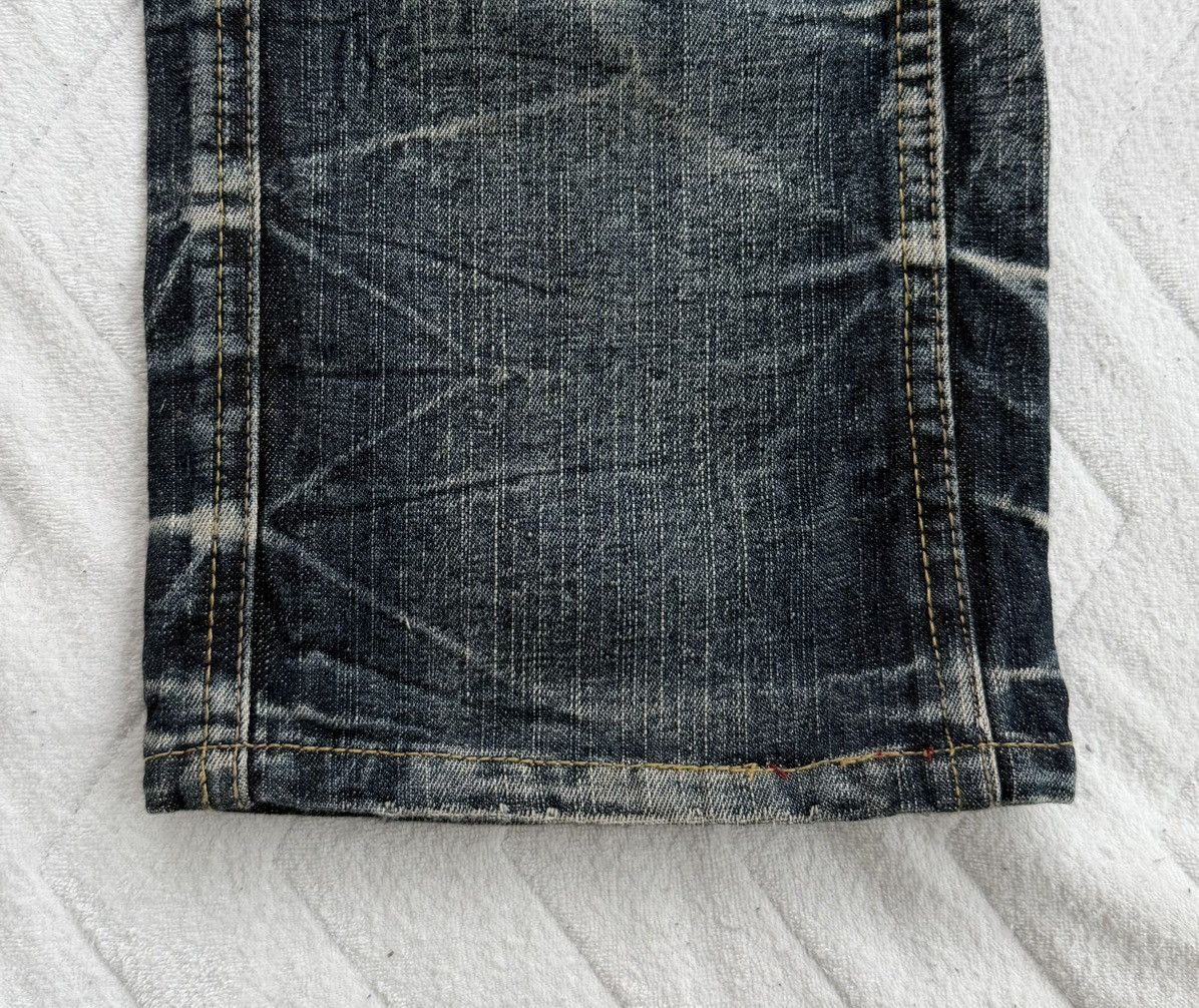 Japanese Brand Japanese Denim Distressed Faded Jeans Indigo Vintage Wash Size US 32 / EU 48 - 9 Thumbnail
